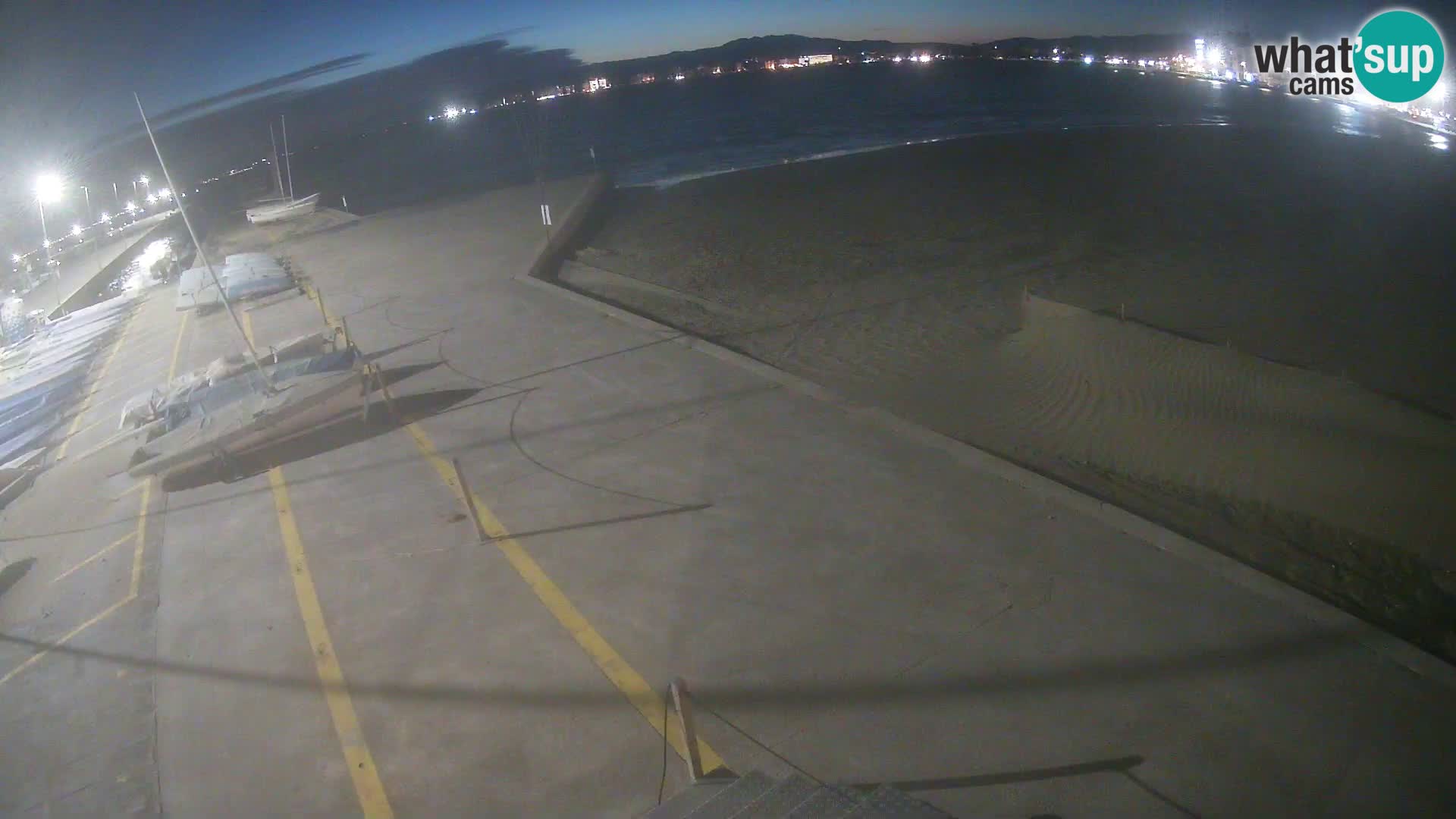 Web kamera Roses marina – Costa Brava – plaža La Perola