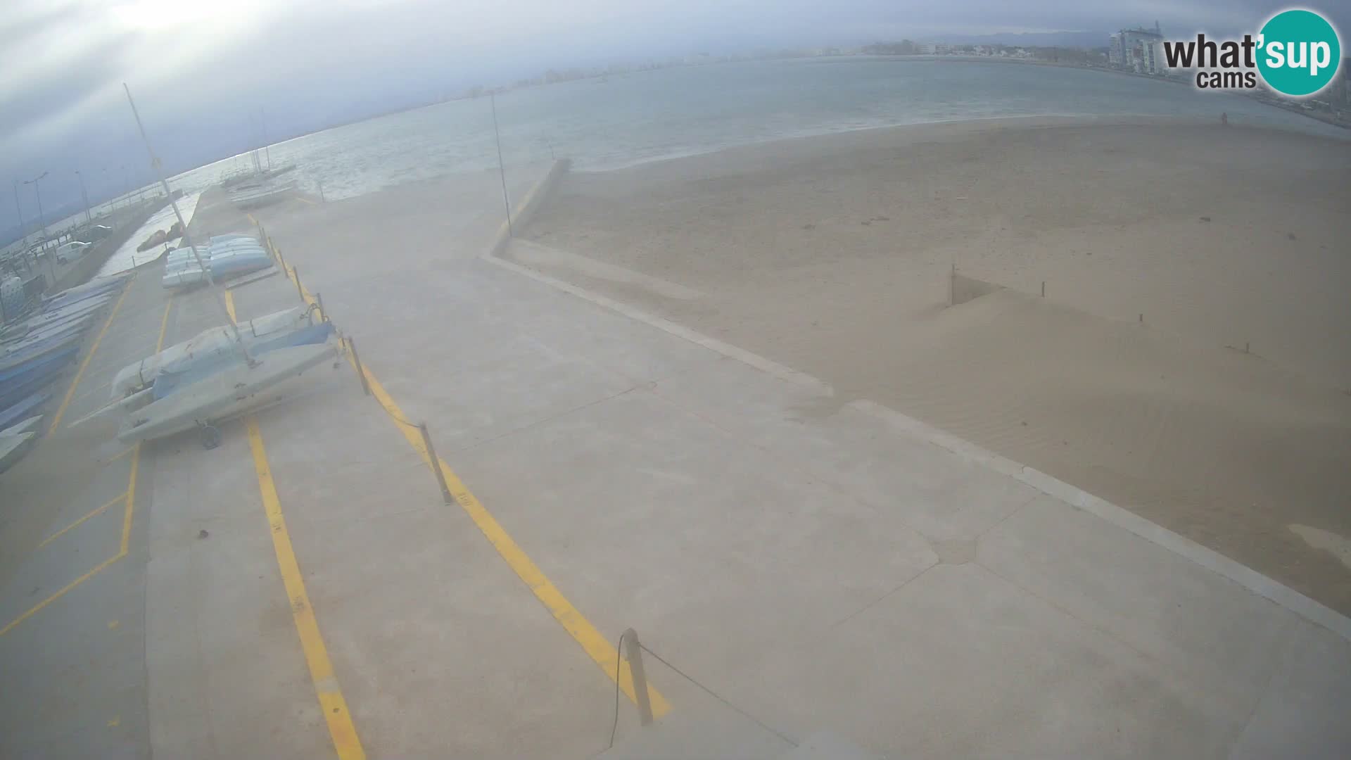 Webcam porto di Roses – Costa Brava – spiaggia La Perola