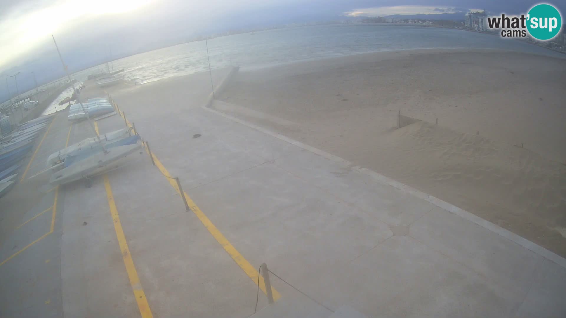 Web kamera Roses marina – Costa Brava – plaža La Perola