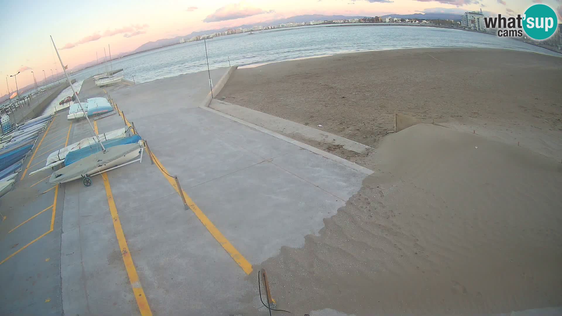 Webcam Hafen von Roses – Costa Brava – Strand La Perola