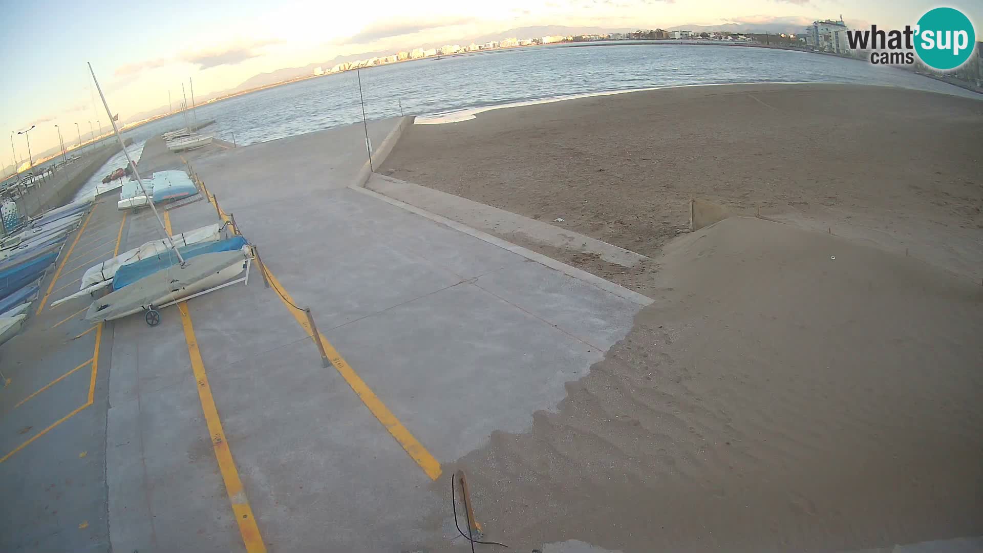 Webcam Hafen von Roses – Costa Brava – Strand La Perola