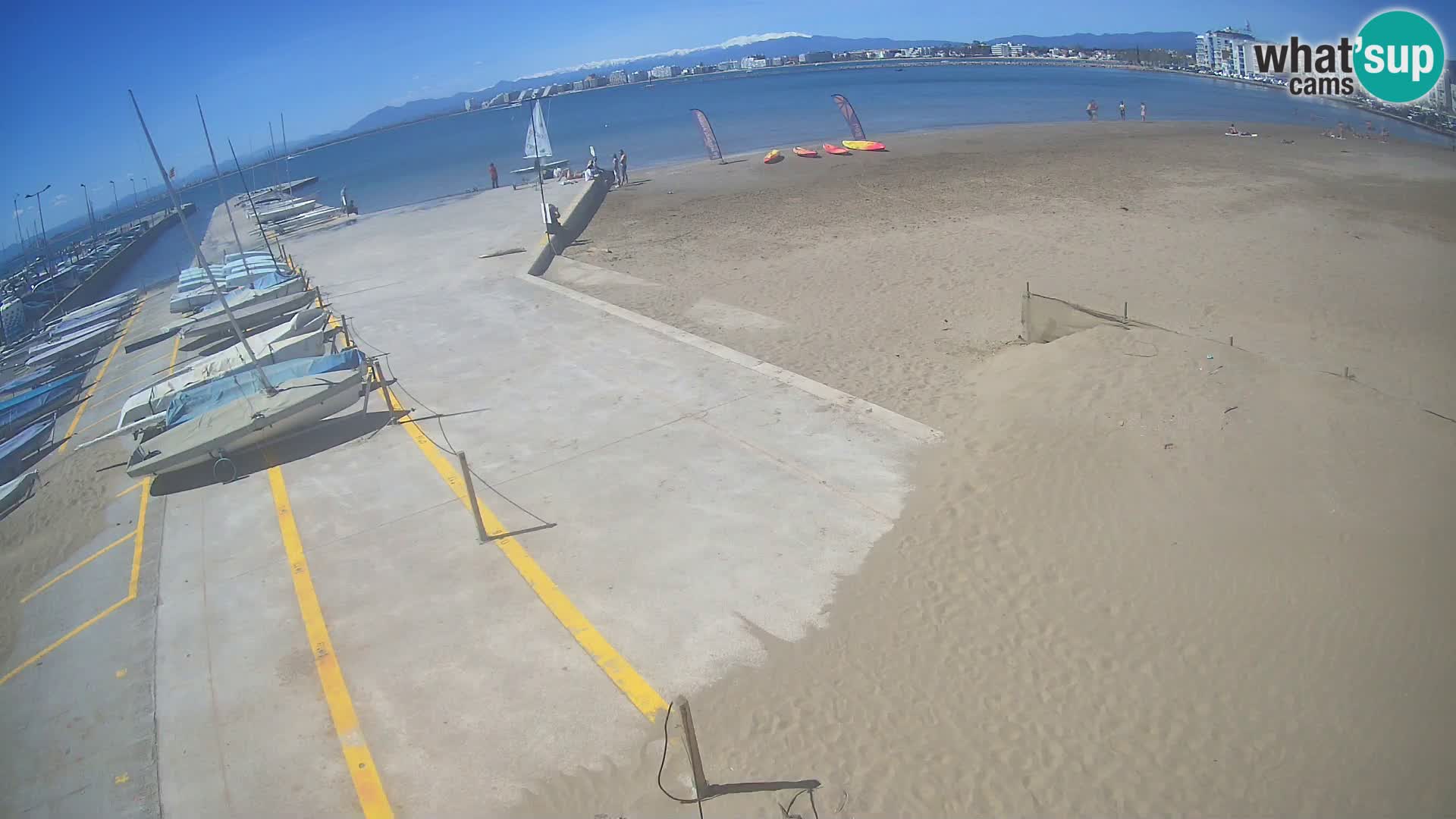 Roses webcam Port – Costa Brava – plage La Perola