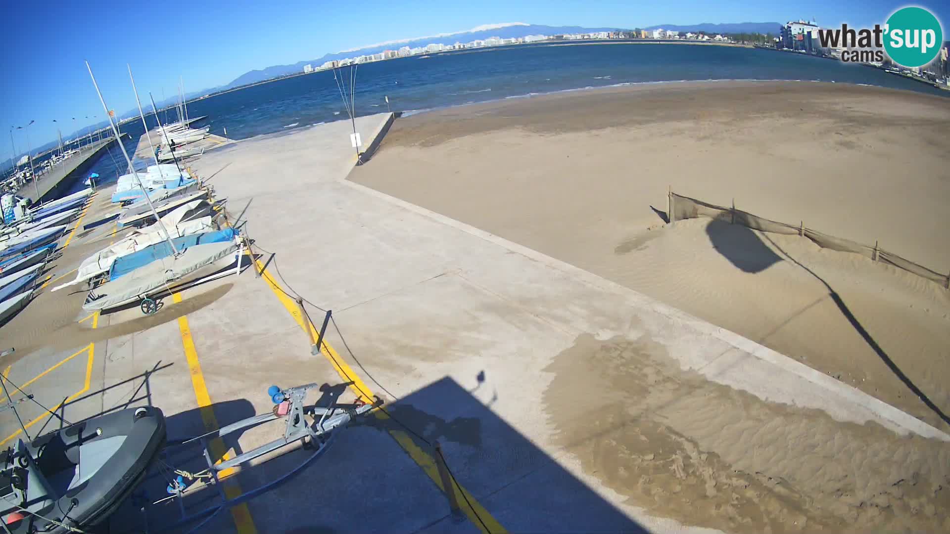 Webcam Hafen von Roses – Costa Brava – Strand La Perola