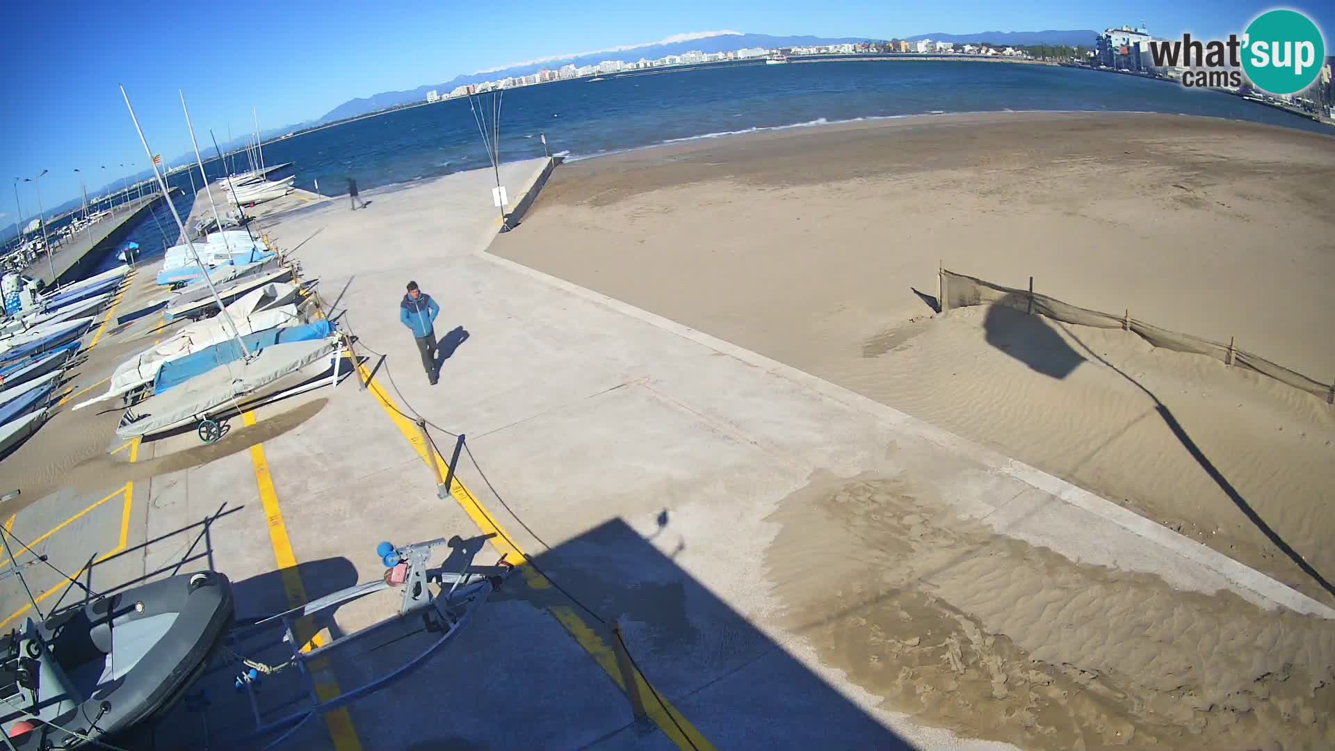 Web kamera Roses marina – Costa Brava – plaža La Perola