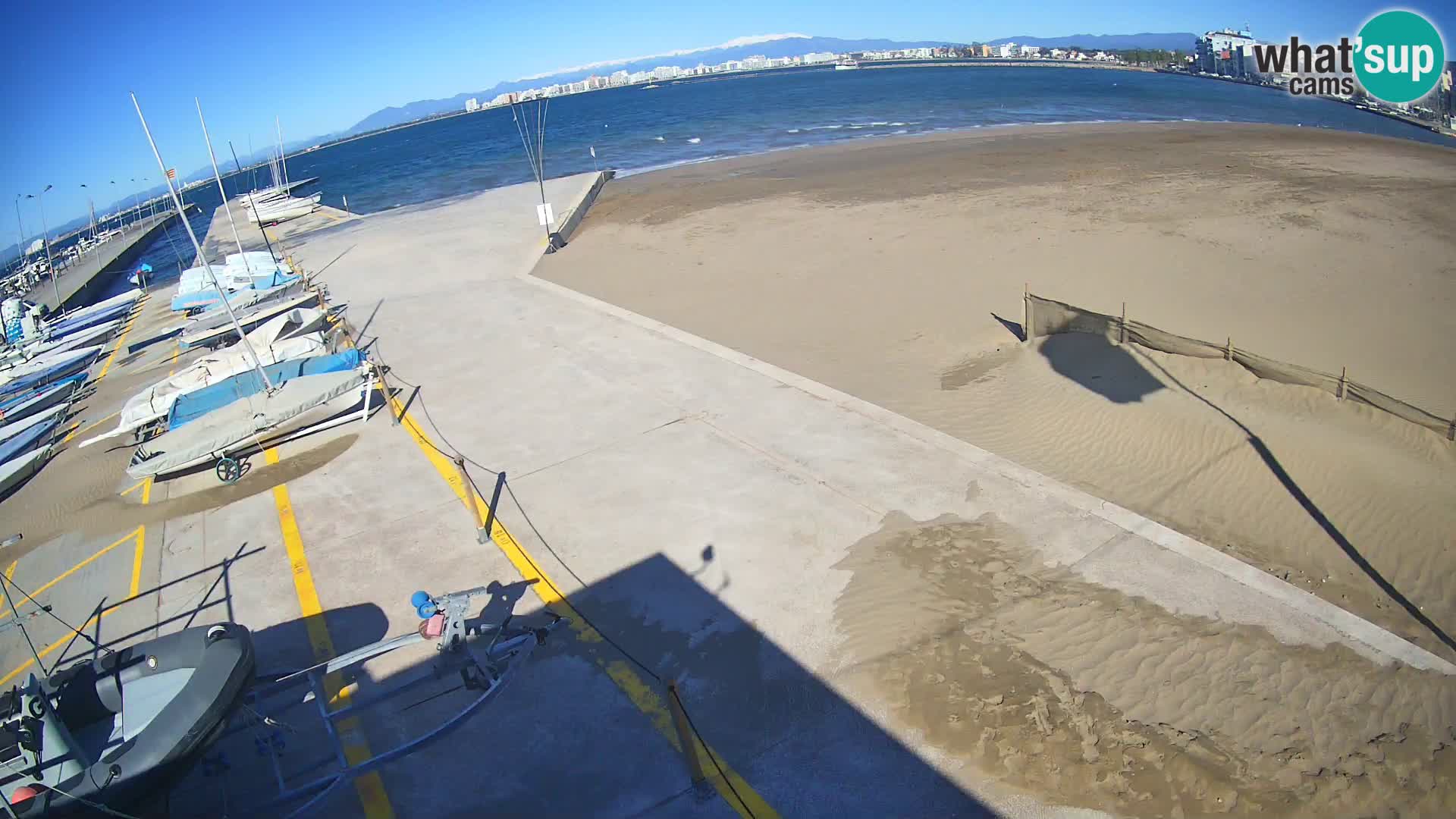 Roses webcam Port – Costa Brava – plage La Perola