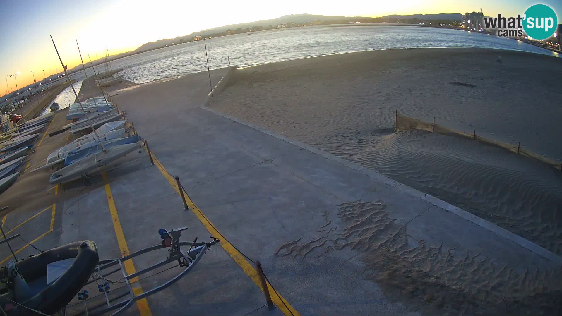 Webcam porto di Roses – Costa Brava – spiaggia La Perola