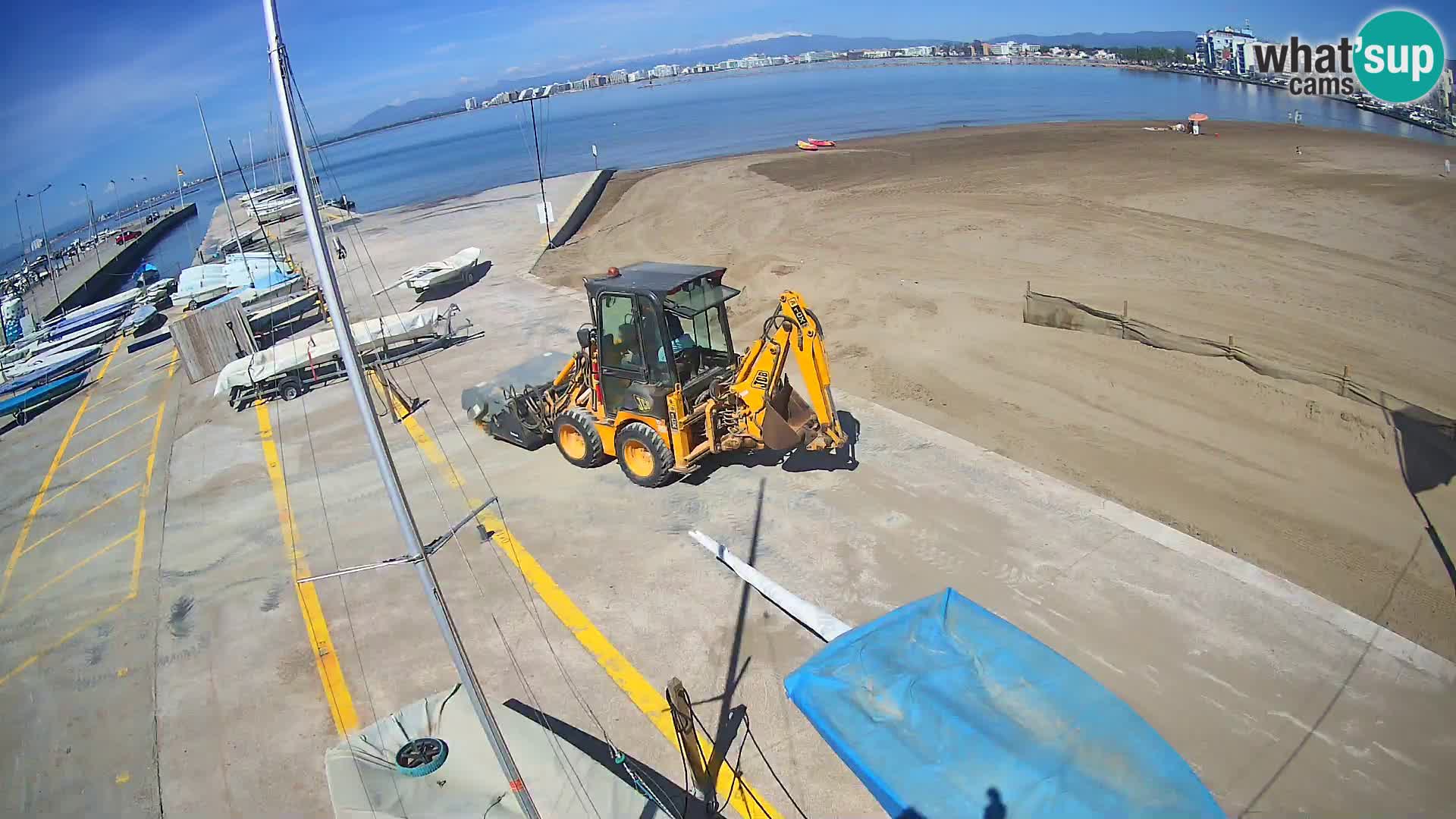 Webcam porto di Roses – Costa Brava – spiaggia La Perola