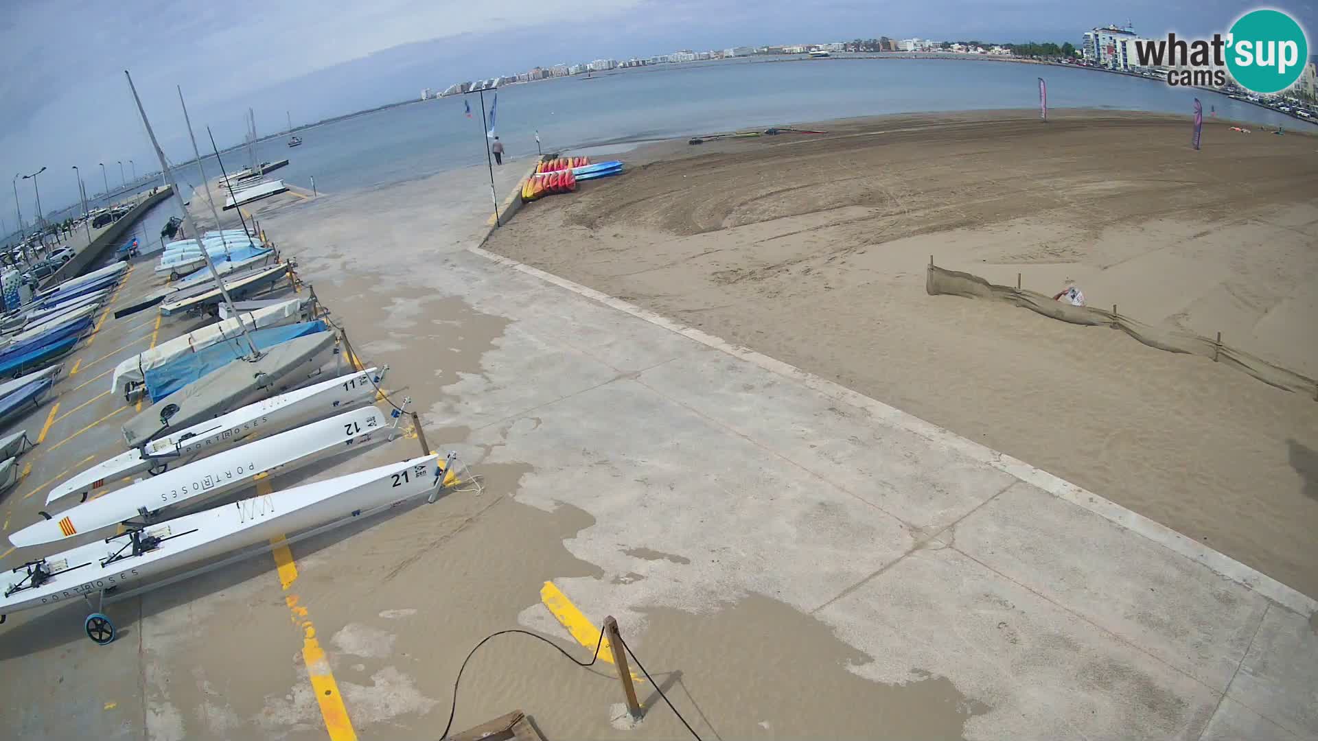 Webcam Hafen von Roses – Costa Brava – Strand La Perola