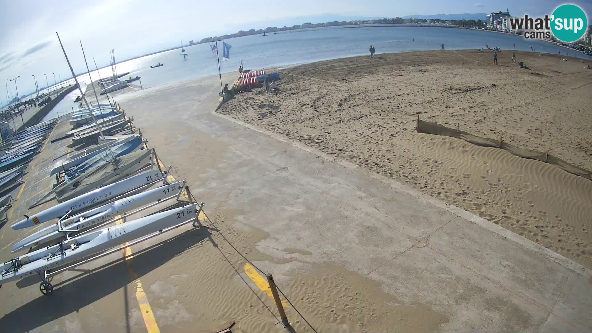 Roses webcam Port – Costa Brava – plage La Perola