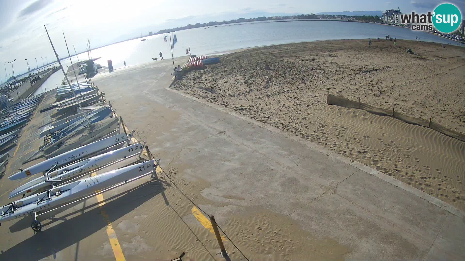 Webcam porto di Roses – Costa Brava – spiaggia La Perola