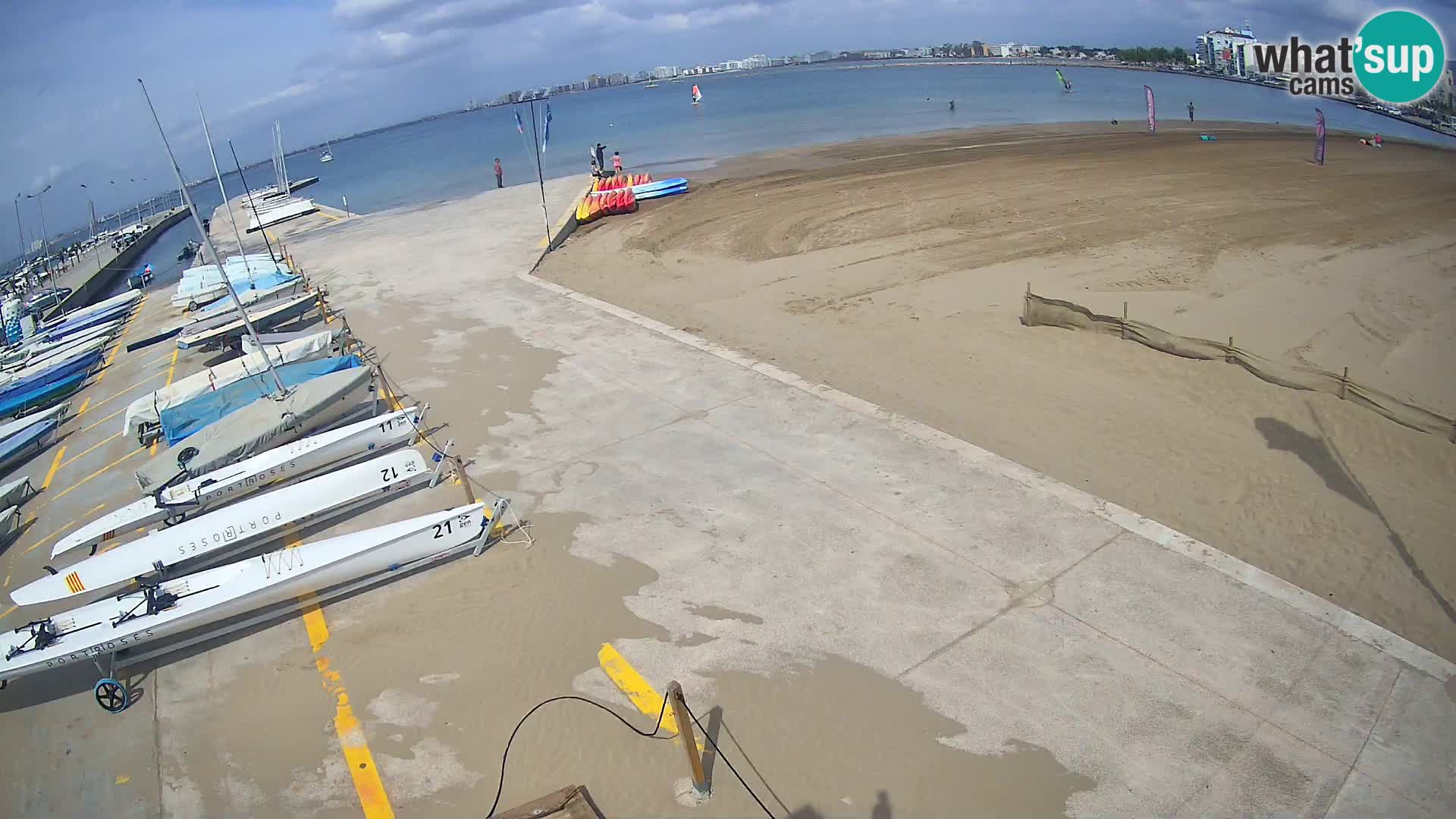 Webcam porto di Roses – Costa Brava – spiaggia La Perola