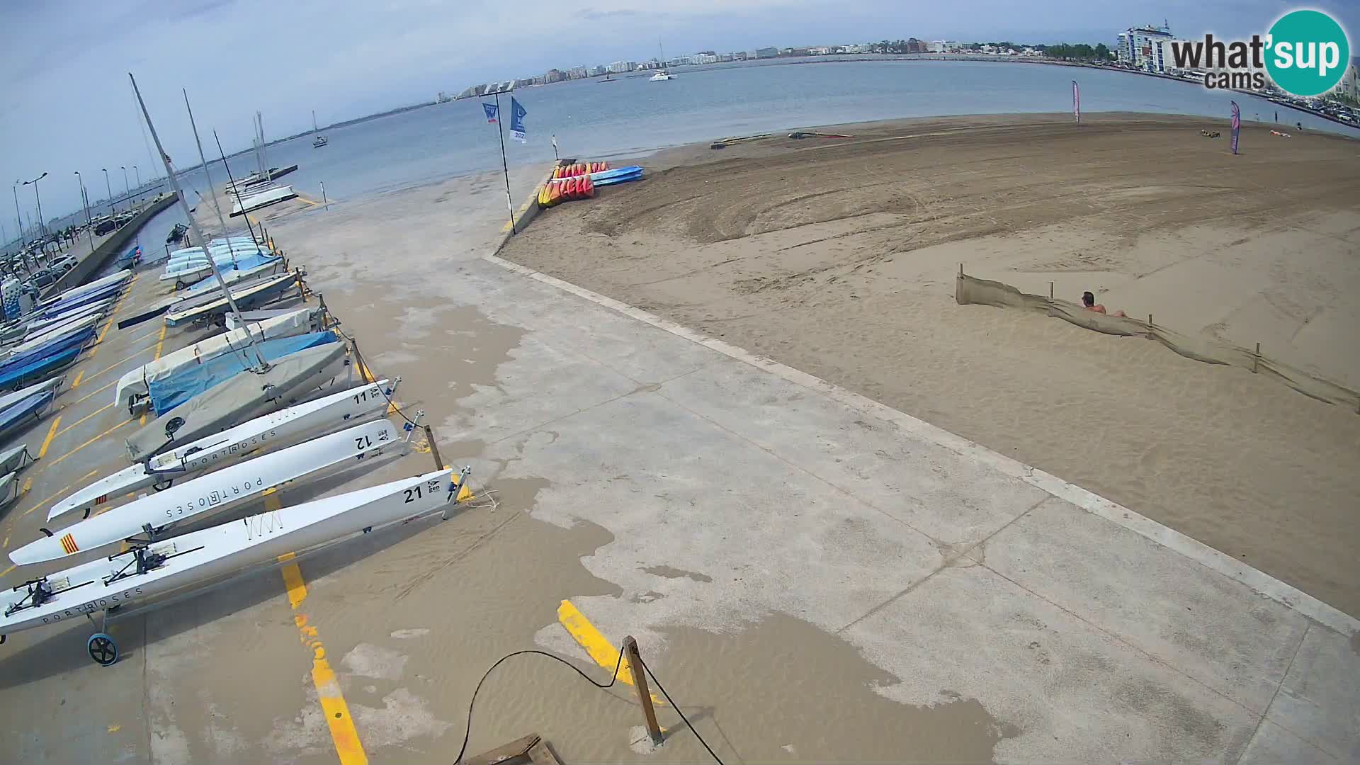 Roses webcam Port – Costa Brava – plage La Perola