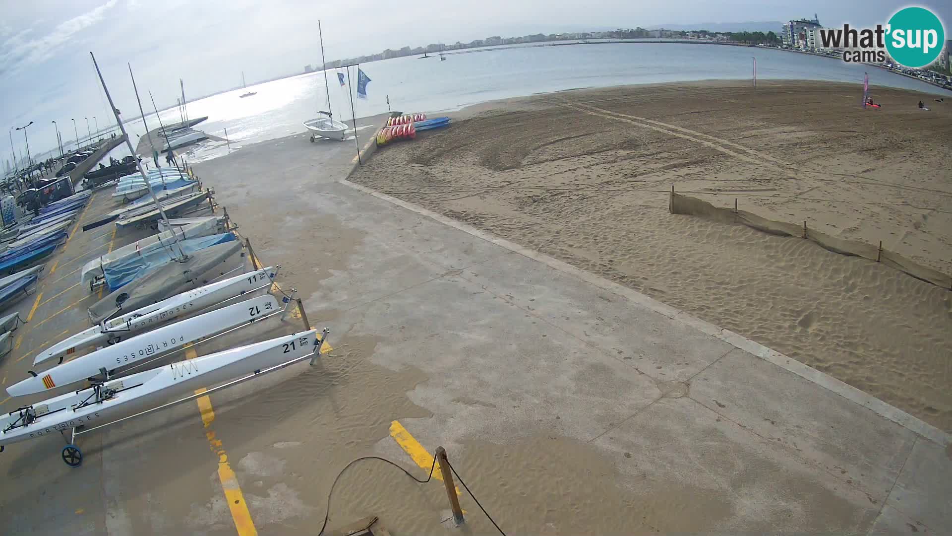 Roses webcam Port – Costa Brava – plage La Perola