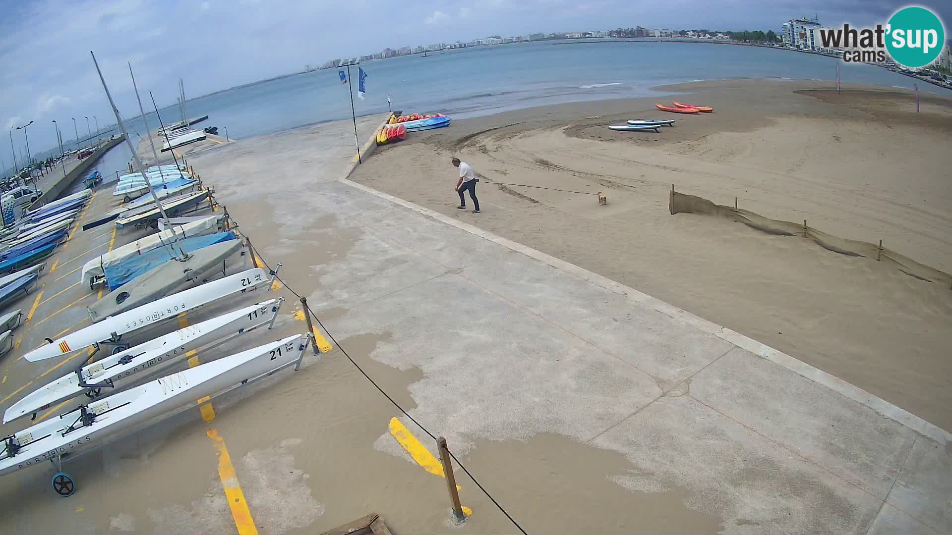 Webcam porto di Roses – Costa Brava – spiaggia La Perola