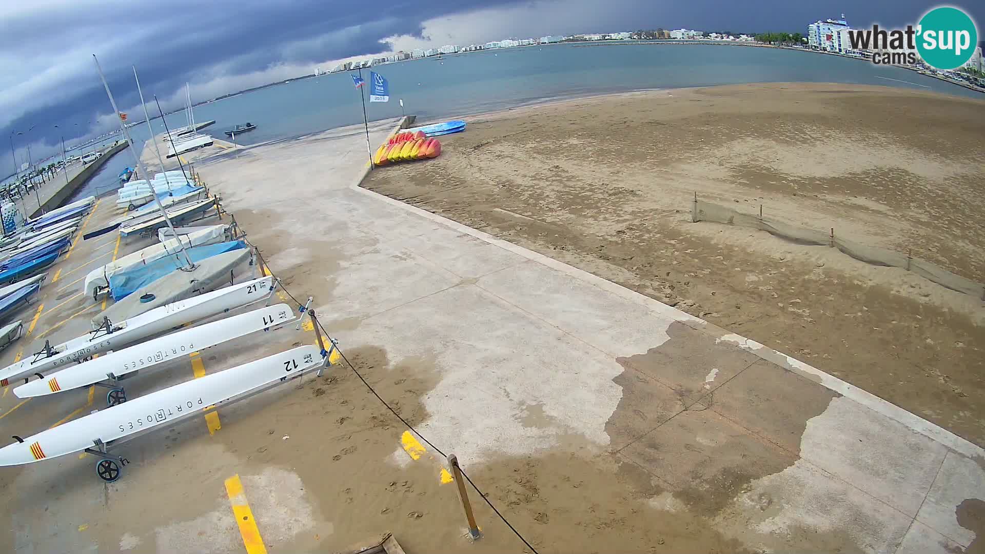 Webcam Hafen von Roses – Costa Brava – Strand La Perola
