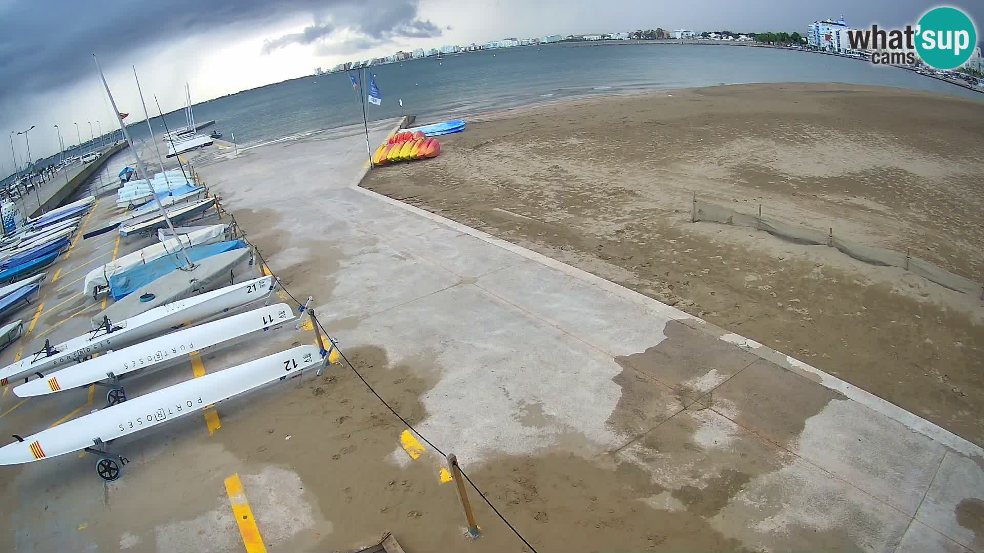 Webcam Hafen von Roses – Costa Brava – Strand La Perola