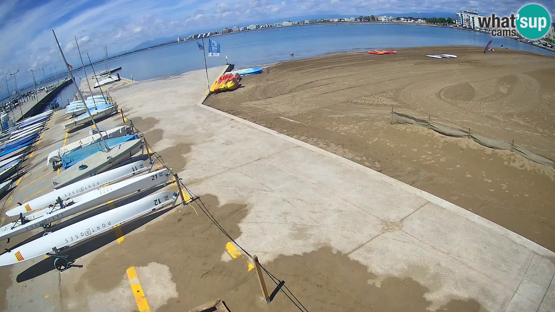 Kamera Roses marina – Costa Brava – plaža La Perola