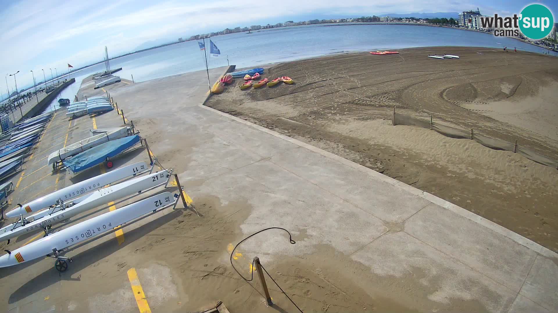 Web kamera Roses marina – Costa Brava – plaža La Perola