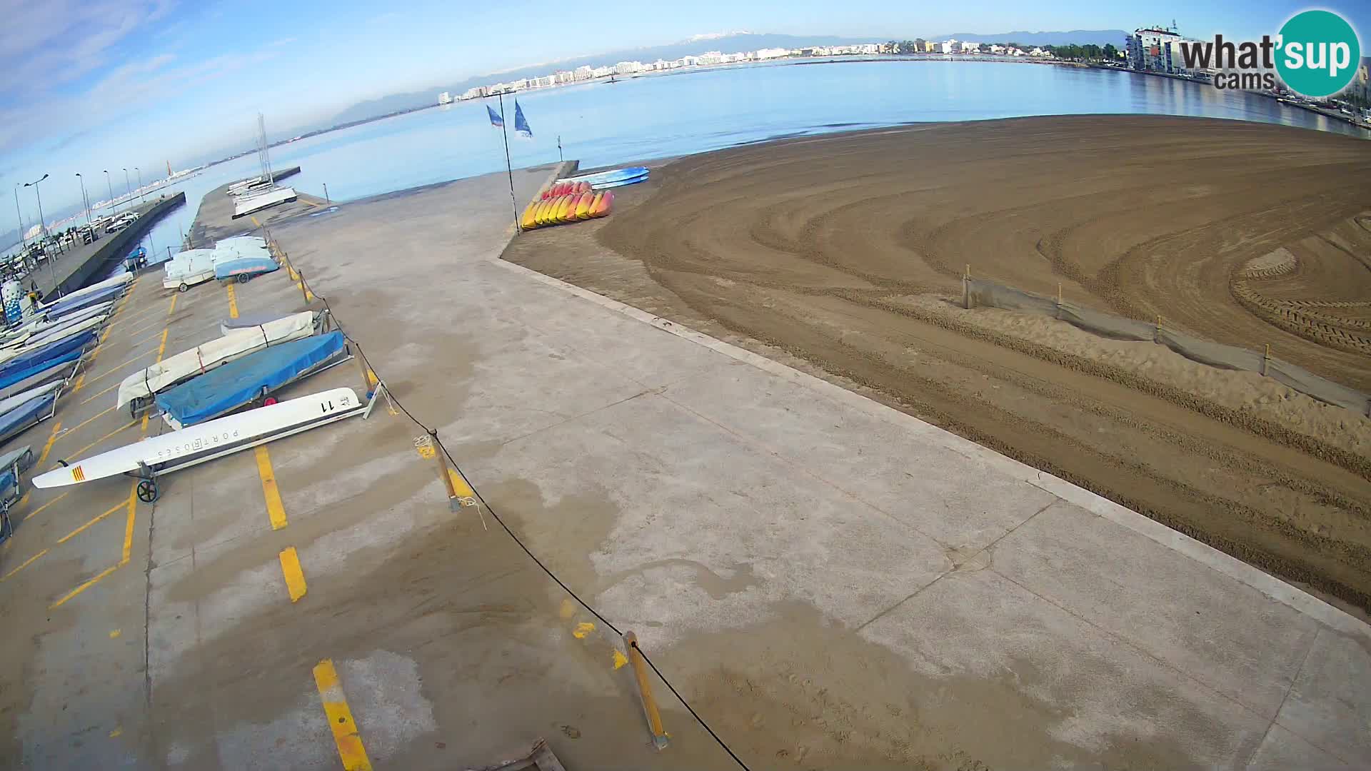 Webcam porto di Roses – Costa Brava – spiaggia La Perola