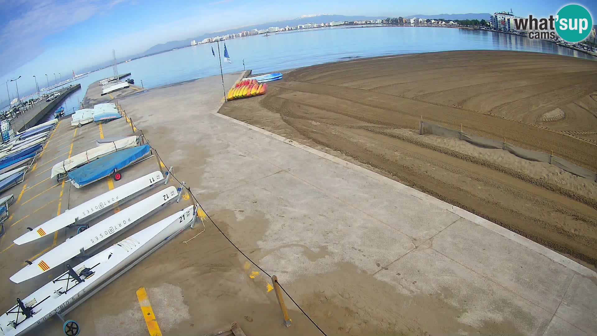 Webcam porto di Roses – Costa Brava – spiaggia La Perola