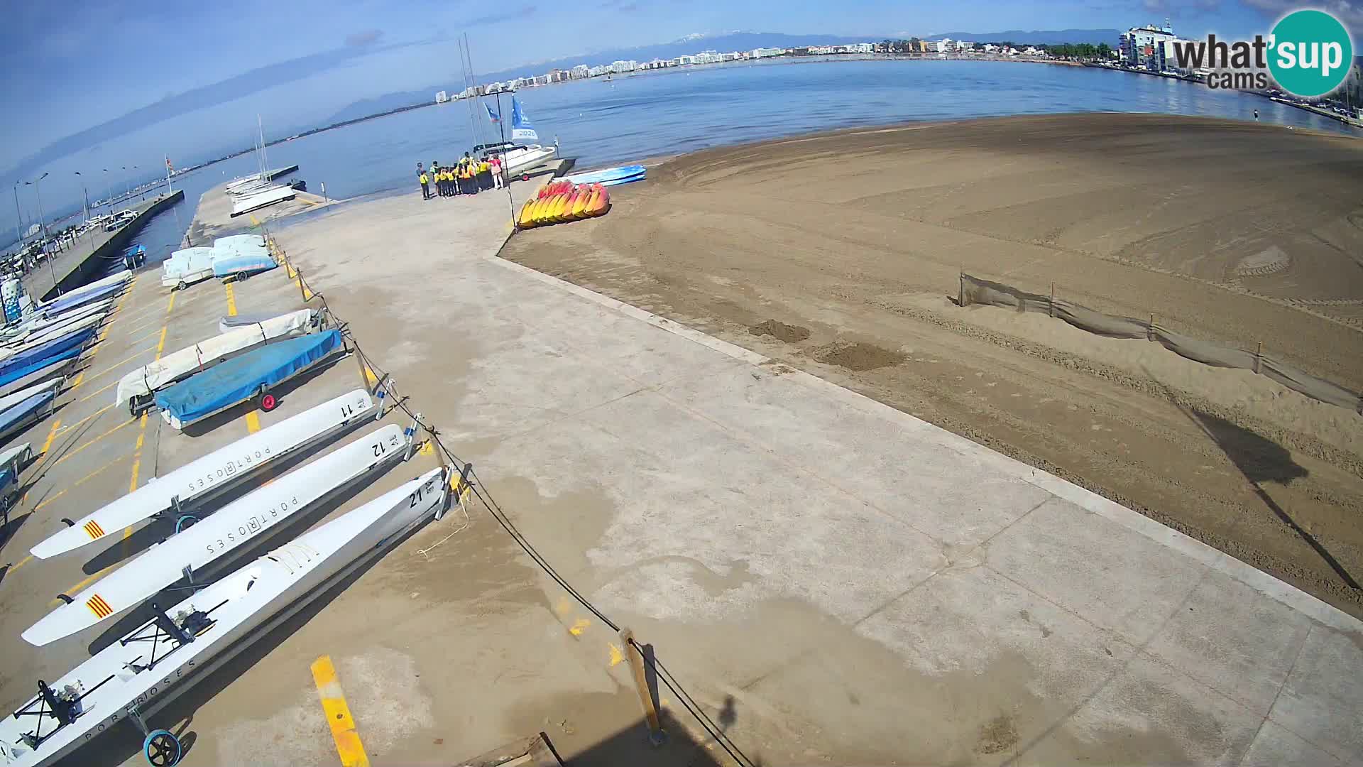 Webcam Hafen von Roses – Costa Brava – Strand La Perola