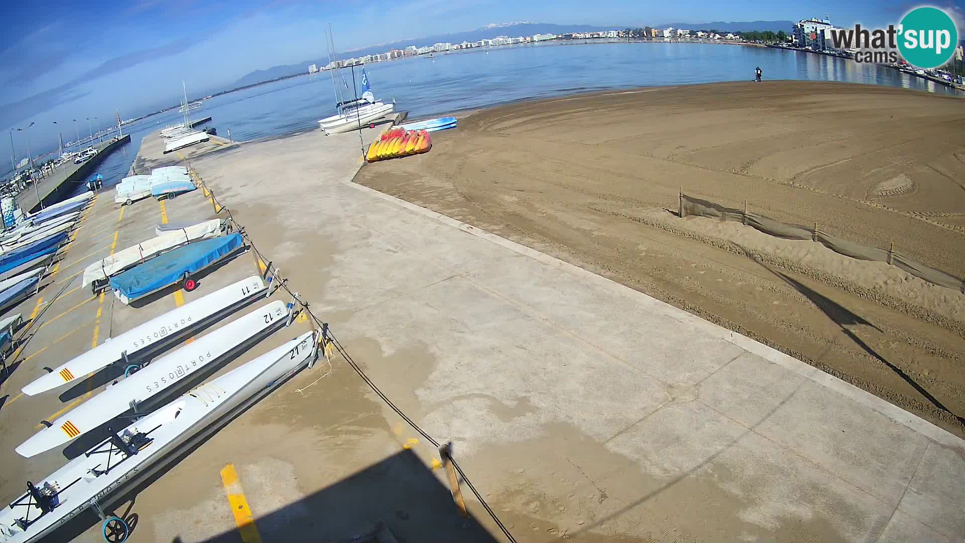Webcam porto di Roses – Costa Brava – spiaggia La Perola