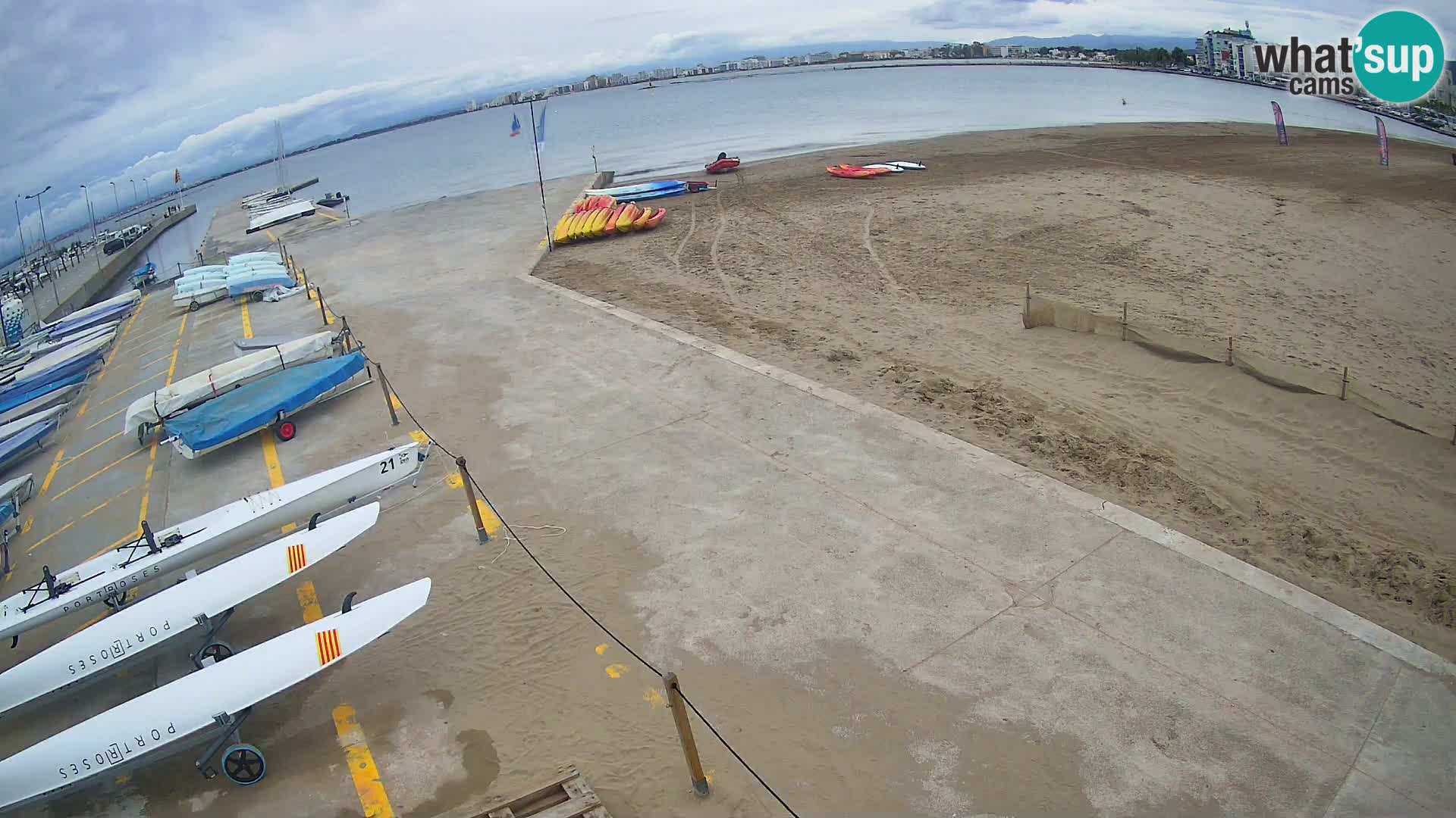 Web kamera Roses marina – Costa Brava – plaža La Perola