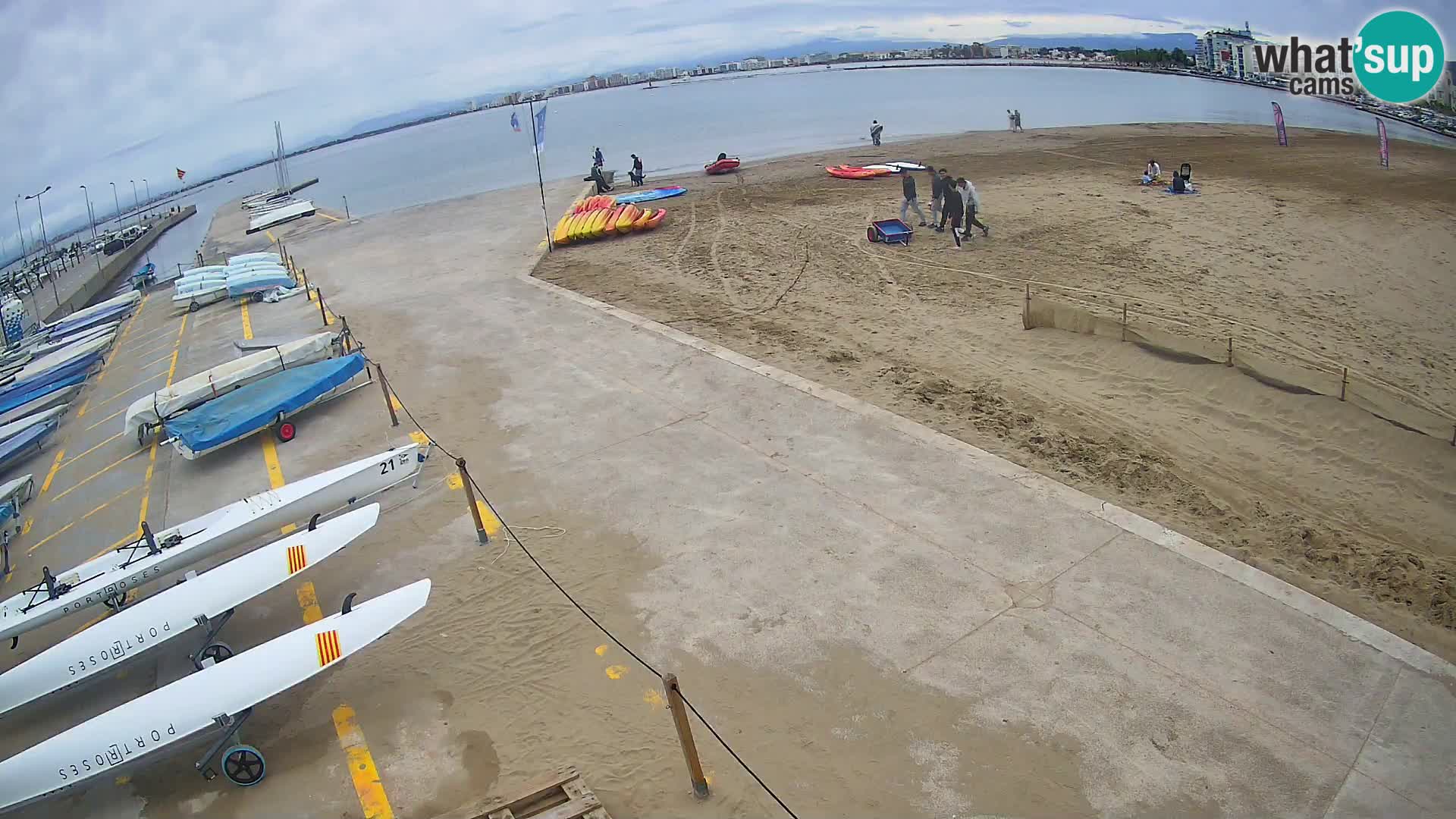 Web kamera Roses marina – Costa Brava – plaža La Perola