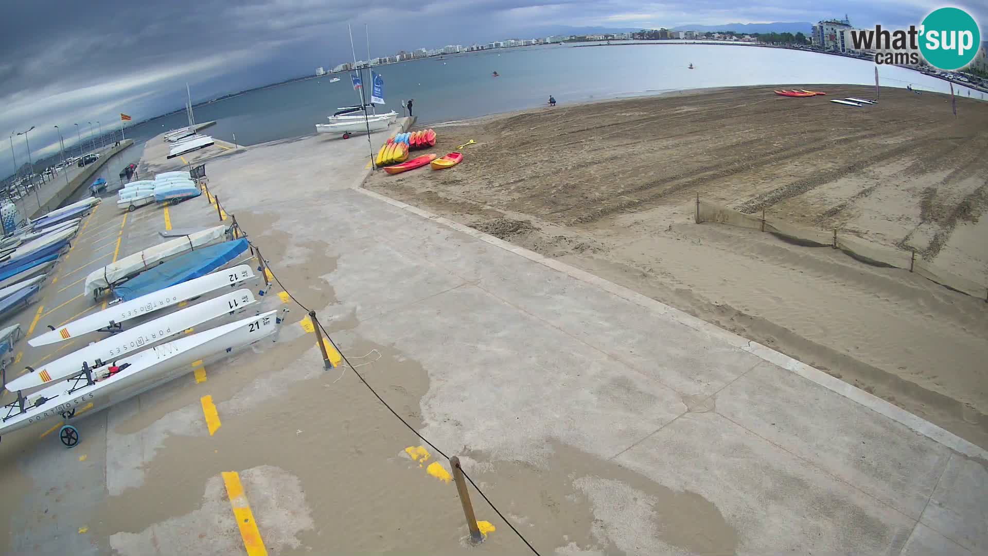 Webcam porto di Roses – Costa Brava – spiaggia La Perola