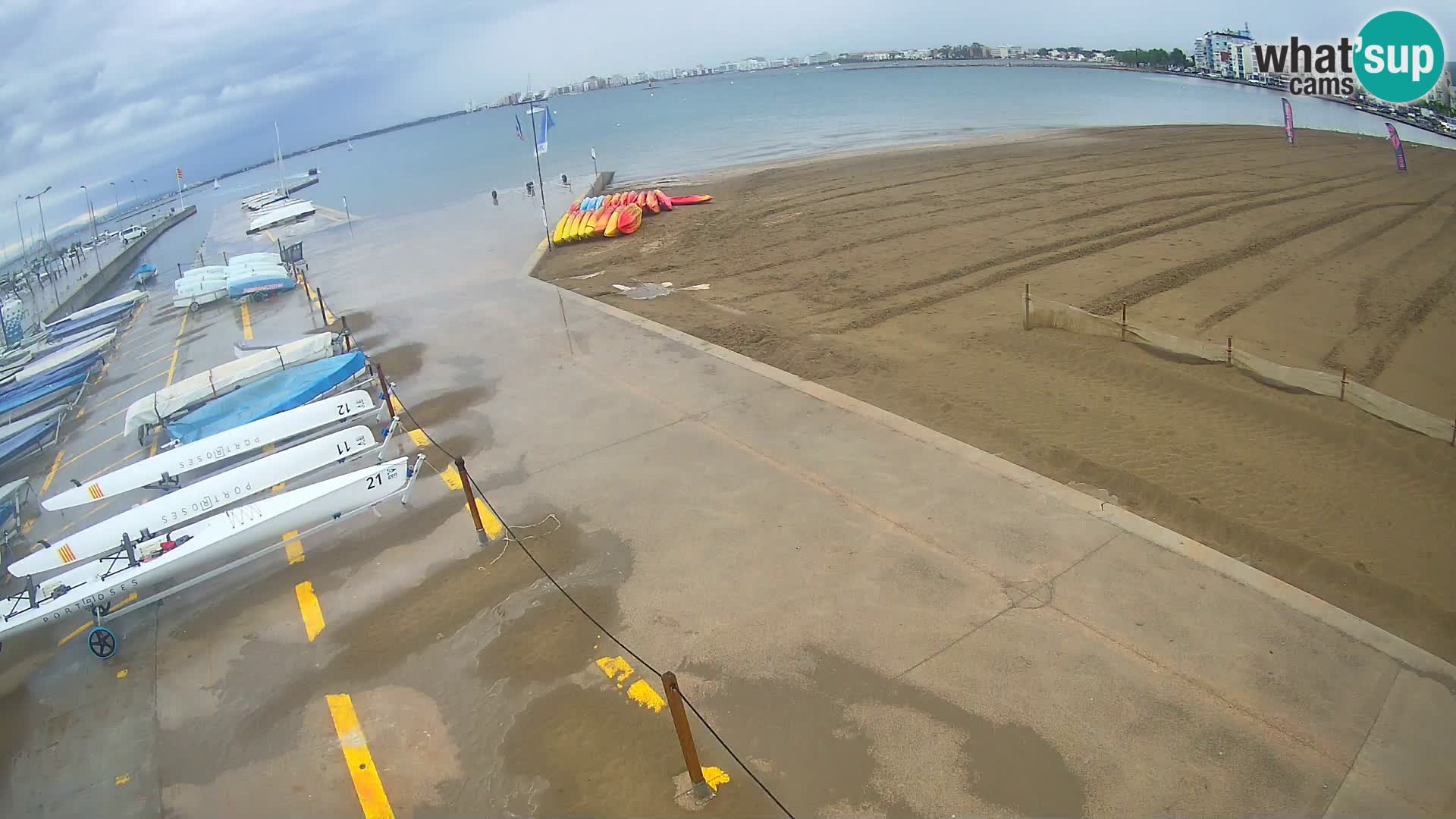 Webcam porto di Roses – Costa Brava – spiaggia La Perola