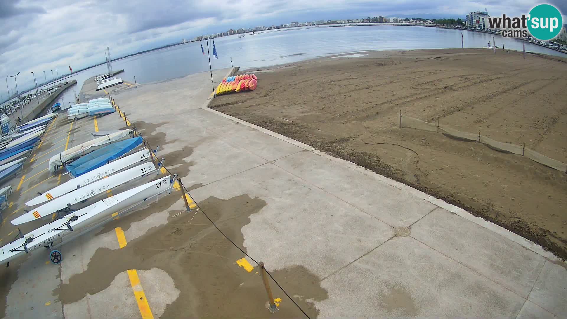 Webcam porto di Roses – Costa Brava – spiaggia La Perola