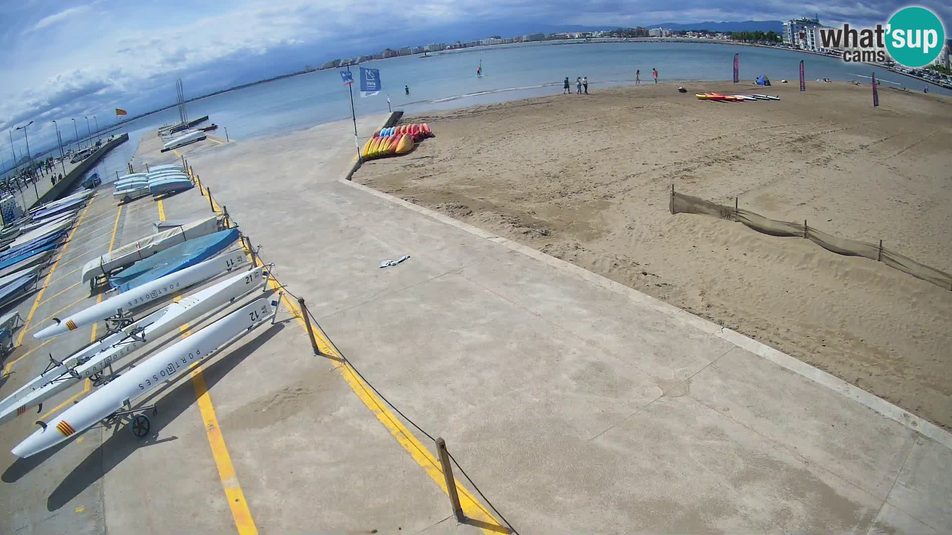 Roses webcam Port – Costa Brava – plage La Perola