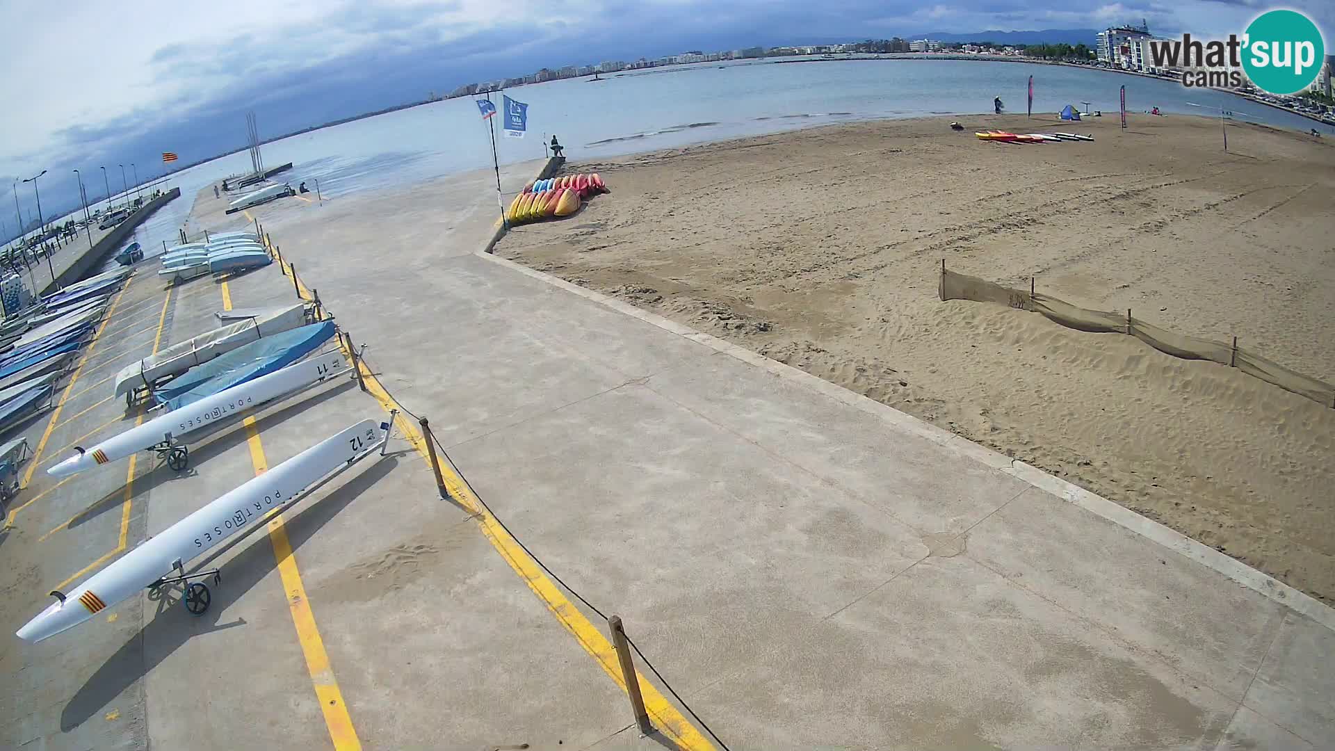 Roses webcam Port – Costa Brava – plage La Perola