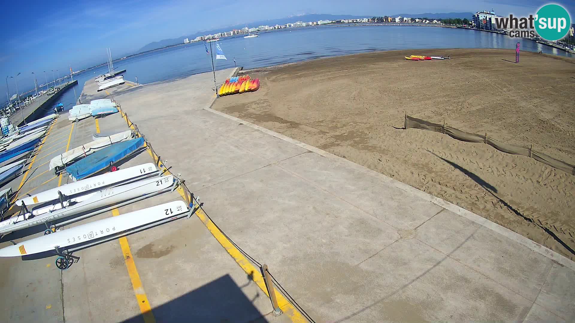 Webcam Port of Roses – Costa Brava – La Perola Beach