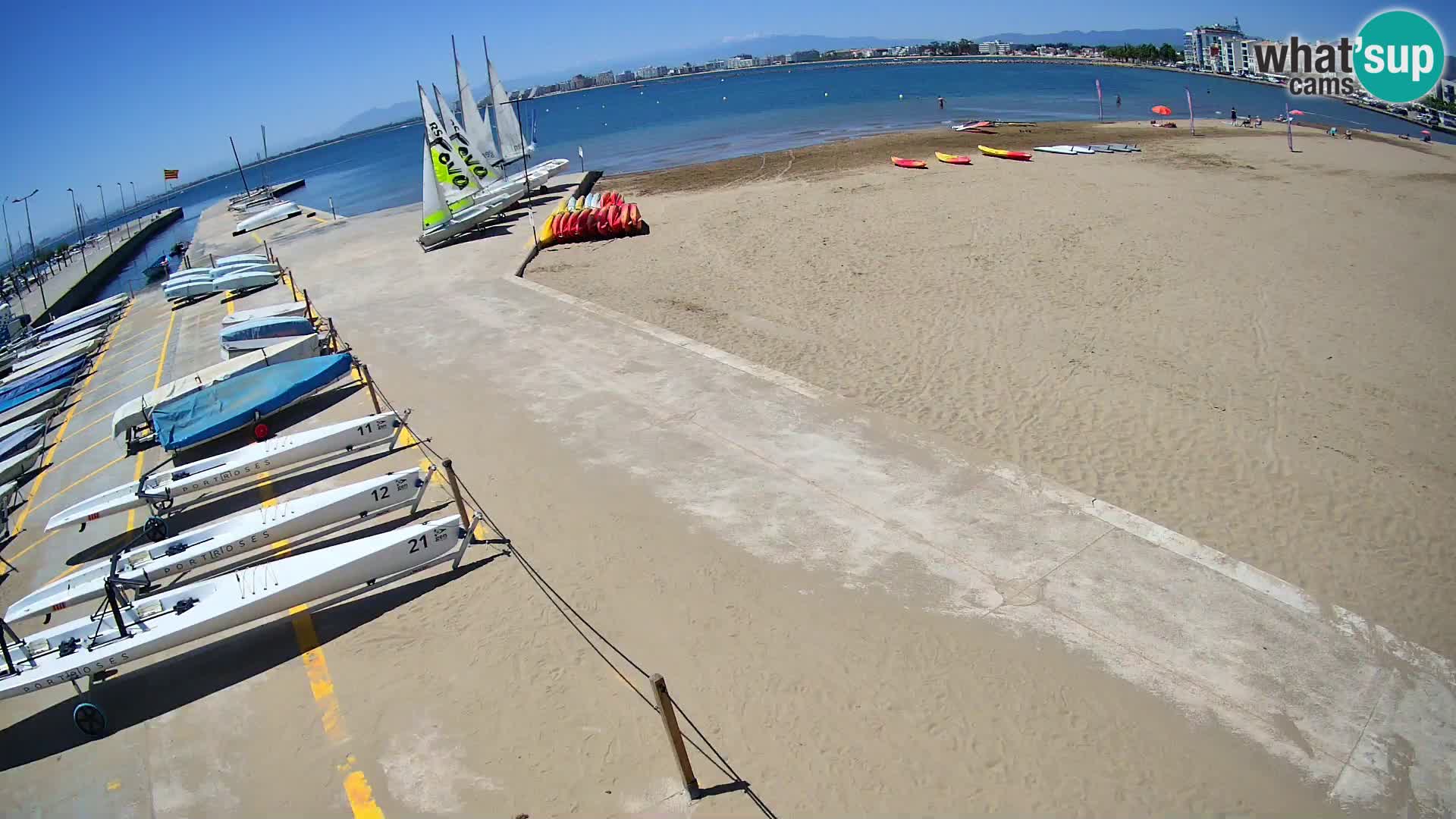Webcam Hafen von Roses – Costa Brava – Strand La Perola