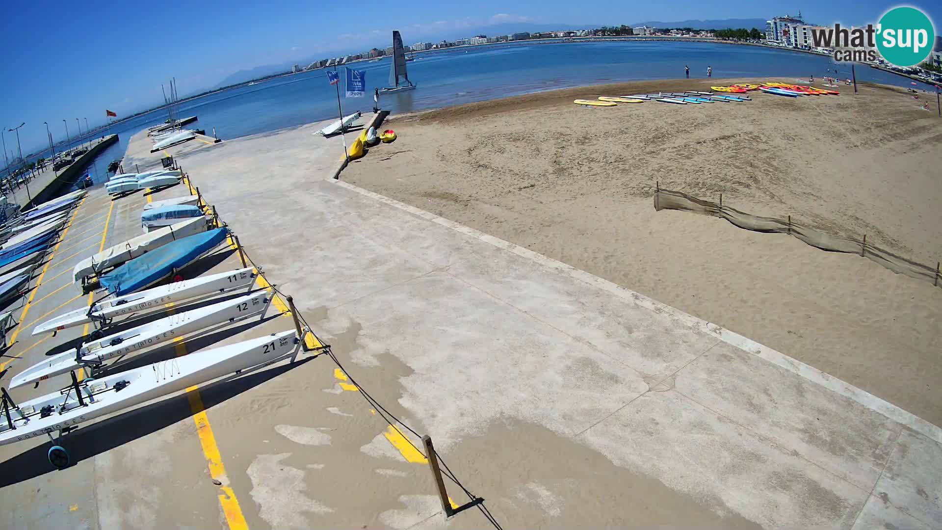 Kamera Roses marina – Costa Brava – plaža La Perola