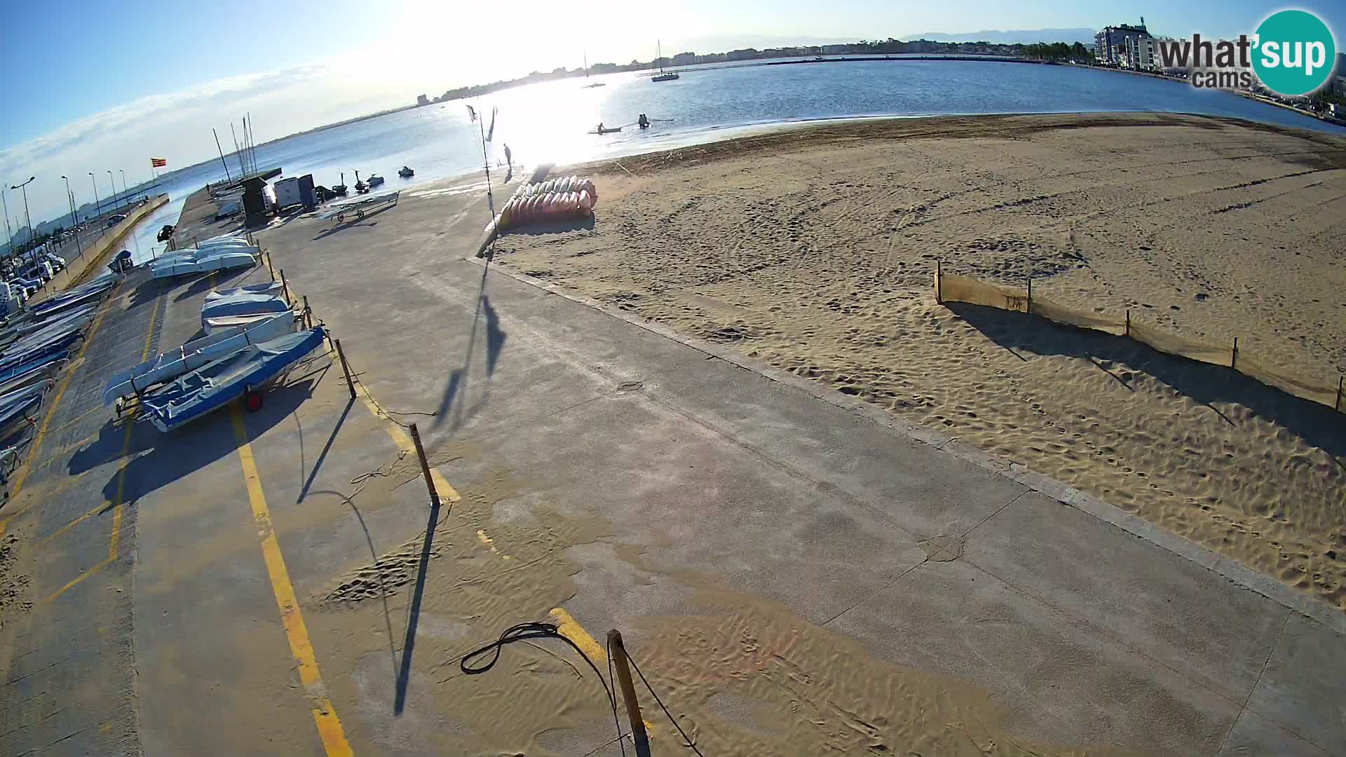 Webcam Hafen von Roses – Costa Brava – Strand La Perola