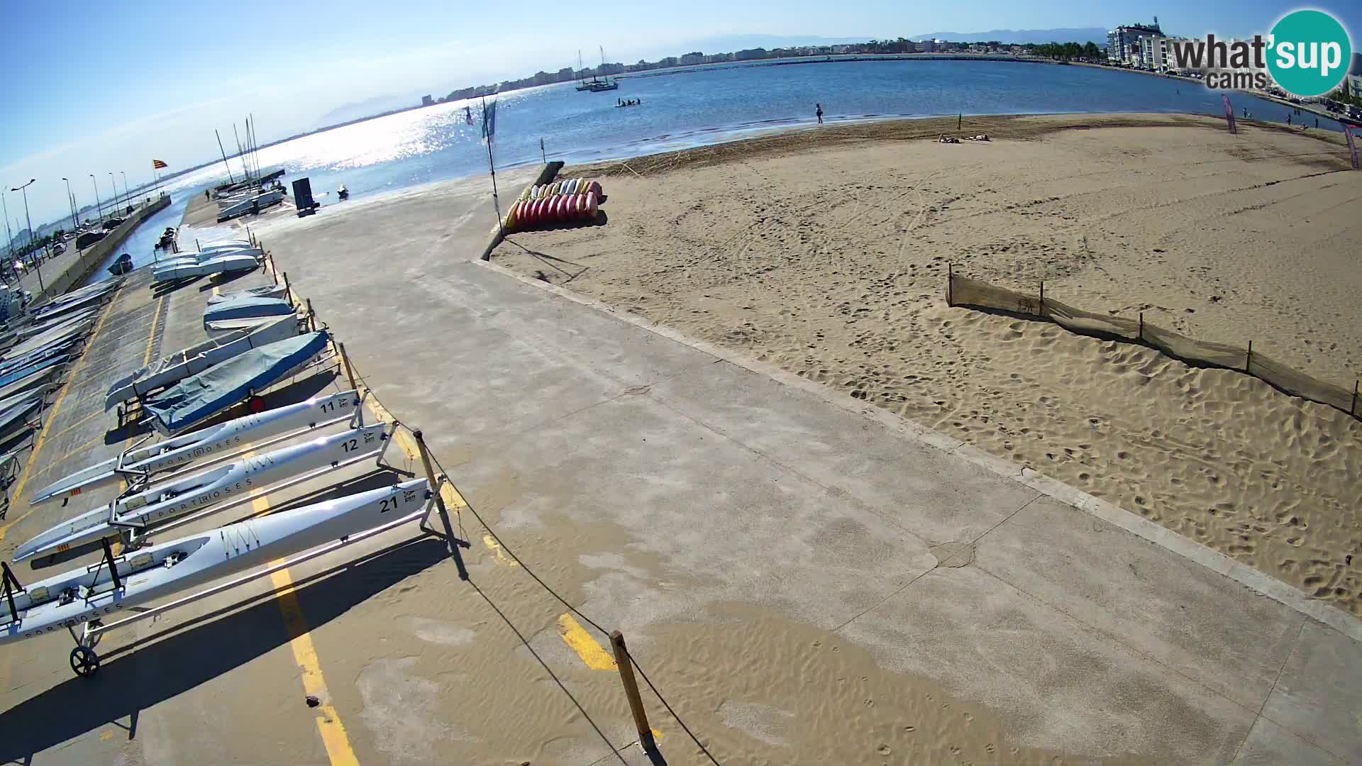 Webcam porto di Roses – Costa Brava – spiaggia La Perola