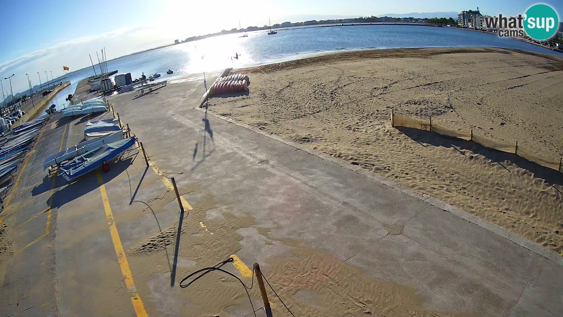 Webcam Hafen von Roses – Costa Brava – Strand La Perola