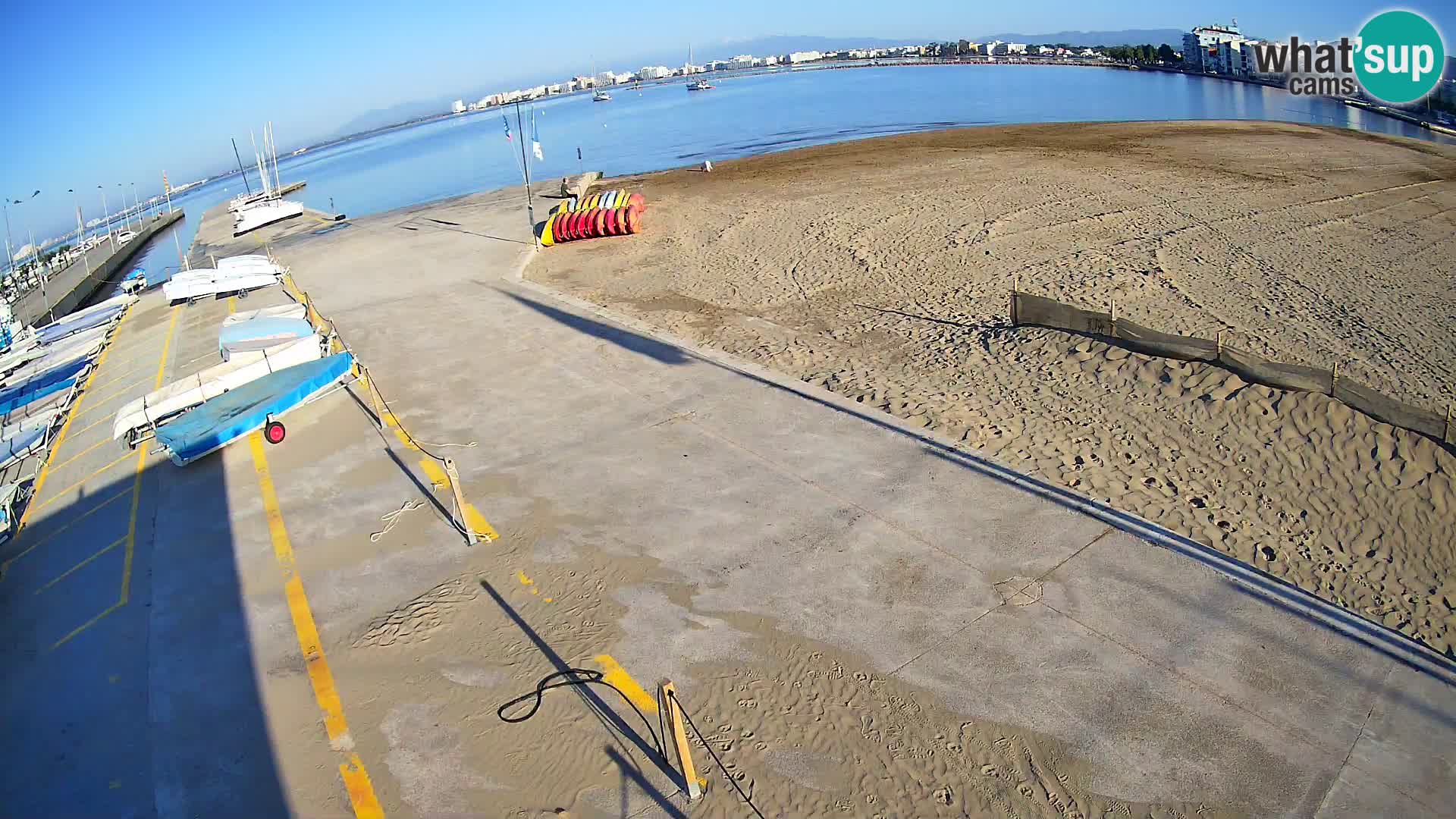 Webcam Hafen von Roses – Costa Brava – Strand La Perola