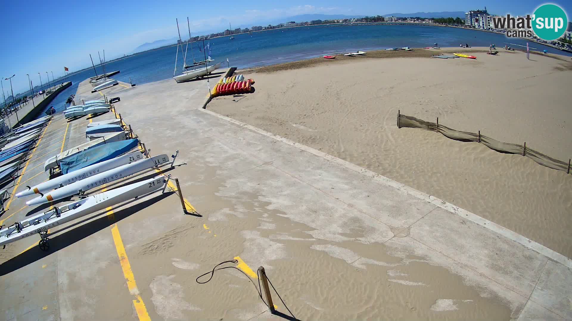 Webcam Hafen von Roses – Costa Brava – Strand La Perola