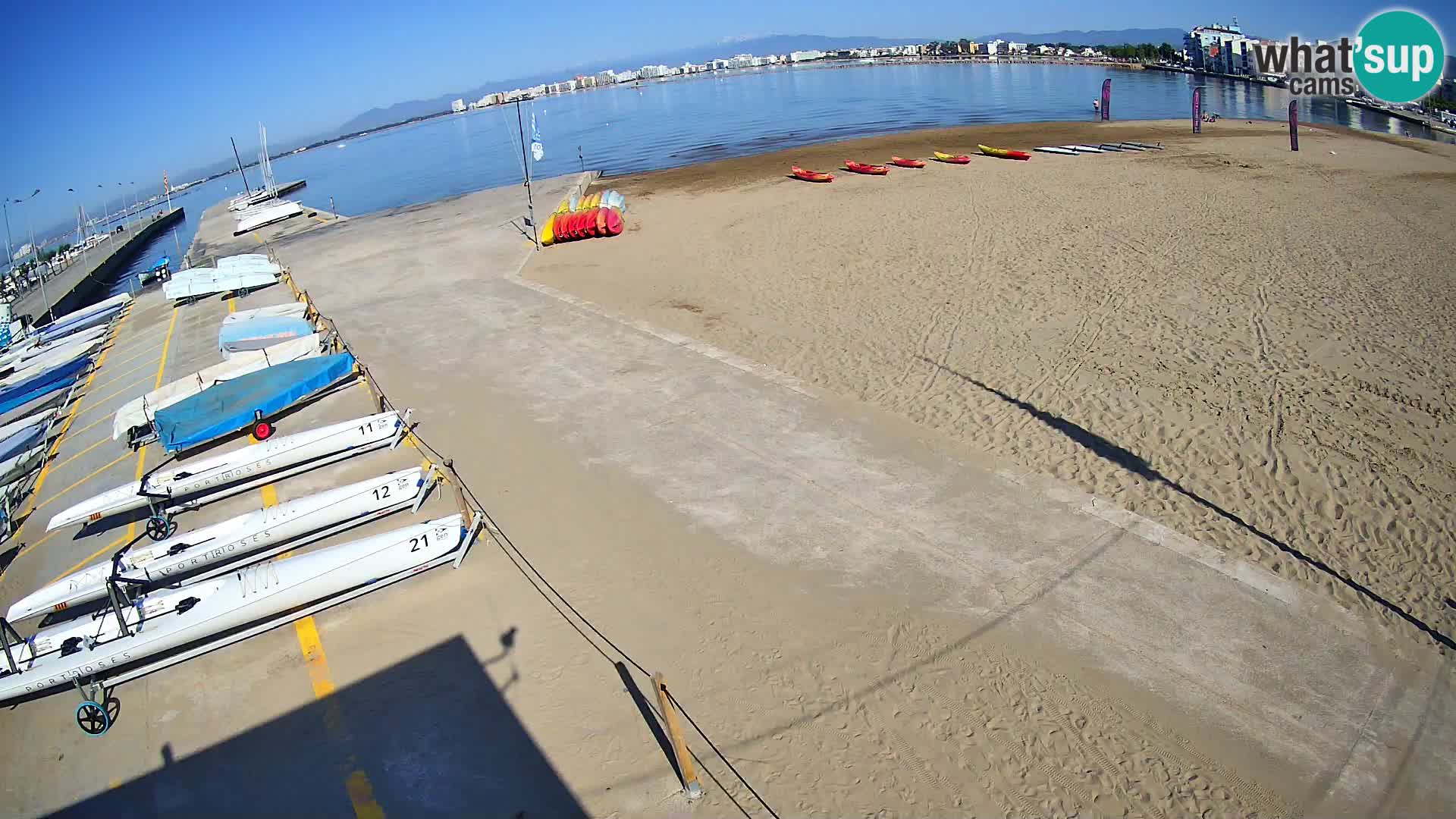 Kamera Roses marina – Costa Brava – plaža La Perola