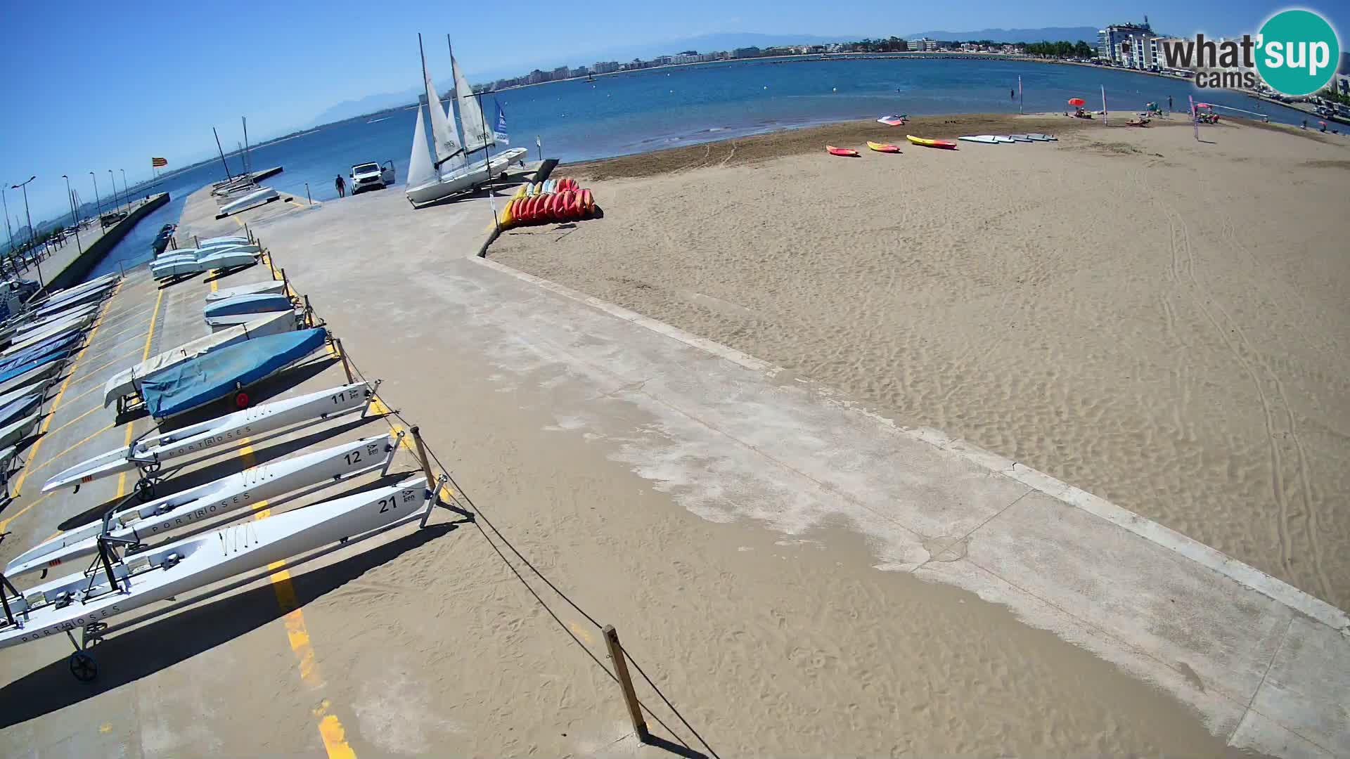 Webcam Hafen von Roses – Costa Brava – Strand La Perola
