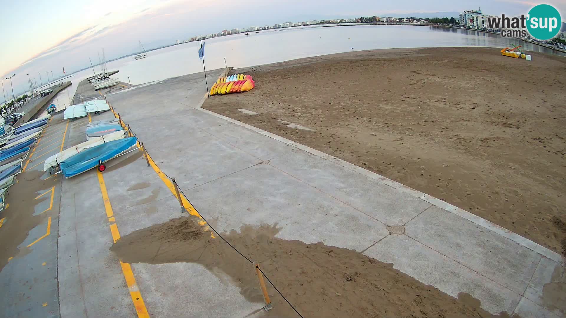 Webcam porto di Roses – Costa Brava – spiaggia La Perola