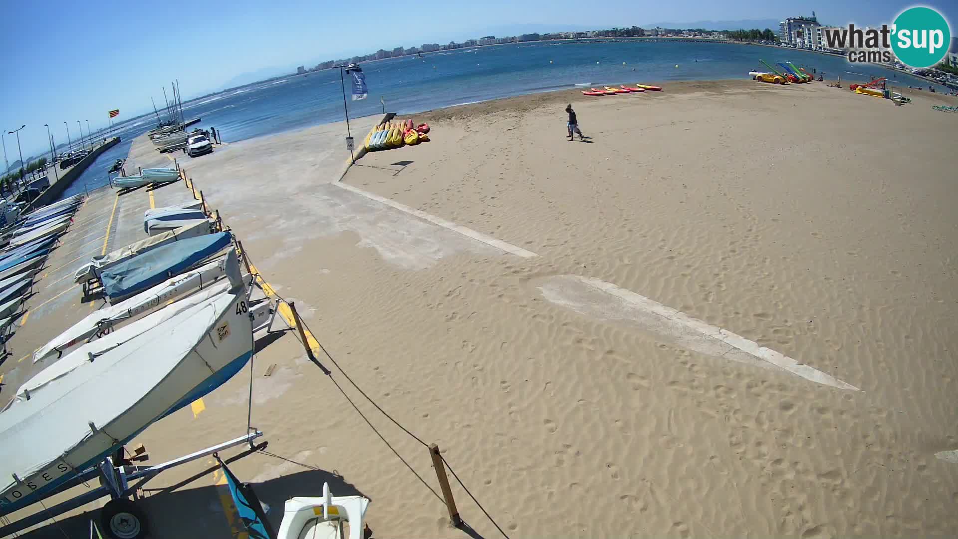 Webcam Hafen von Roses – Costa Brava – Strand La Perola