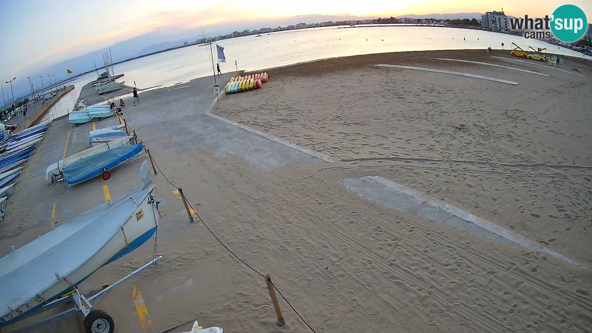 Webcam porto di Roses – Costa Brava – spiaggia La Perola