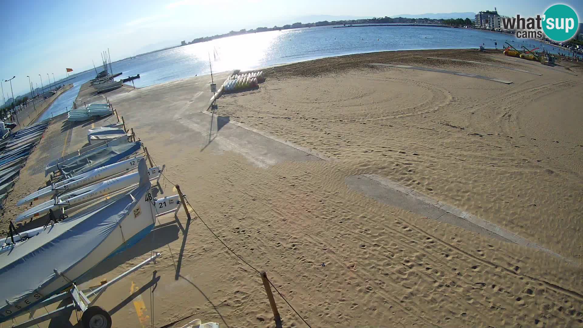 Roses webcam Port – Costa Brava – plage La Perola