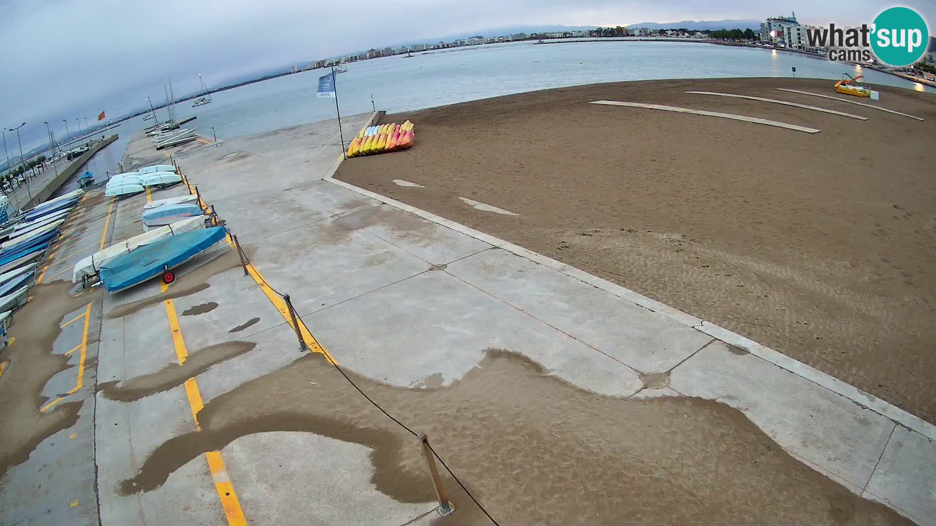 Webcam porto di Roses – Costa Brava – spiaggia La Perola