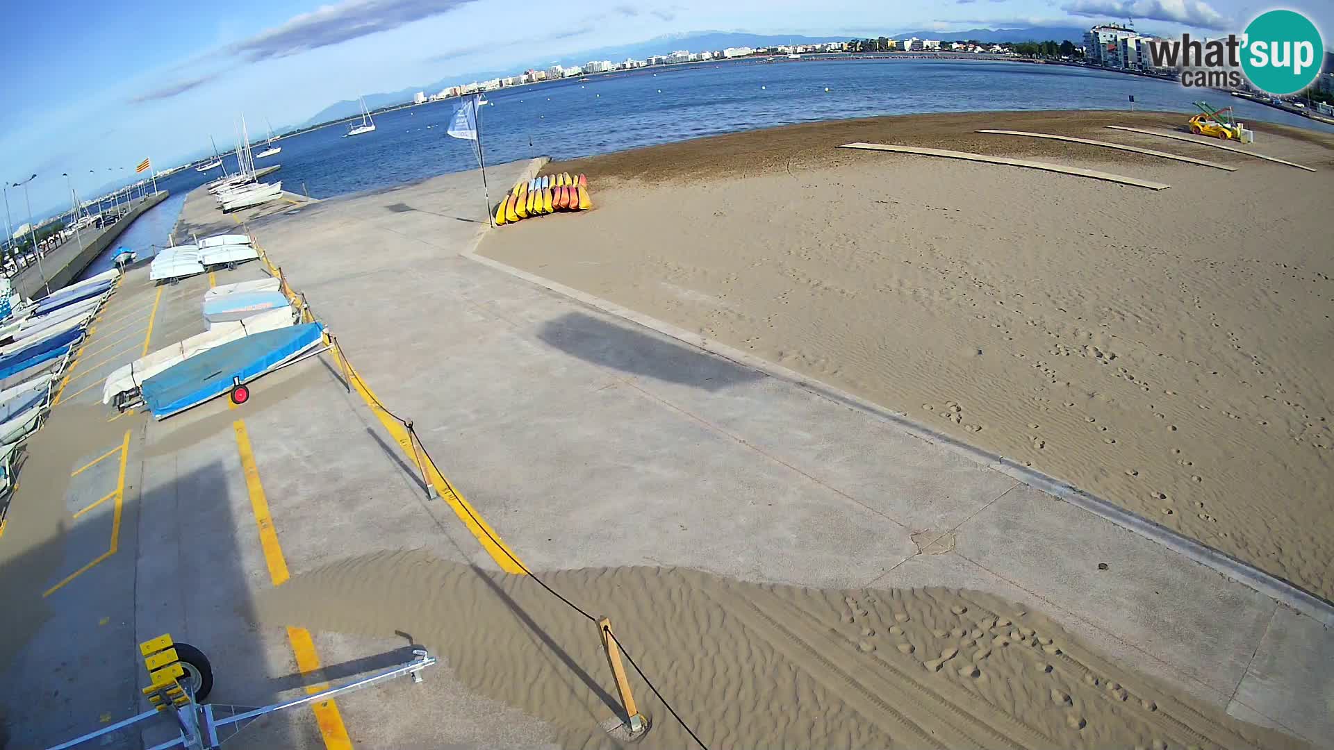 Webcam porto di Roses – Costa Brava – spiaggia La Perola