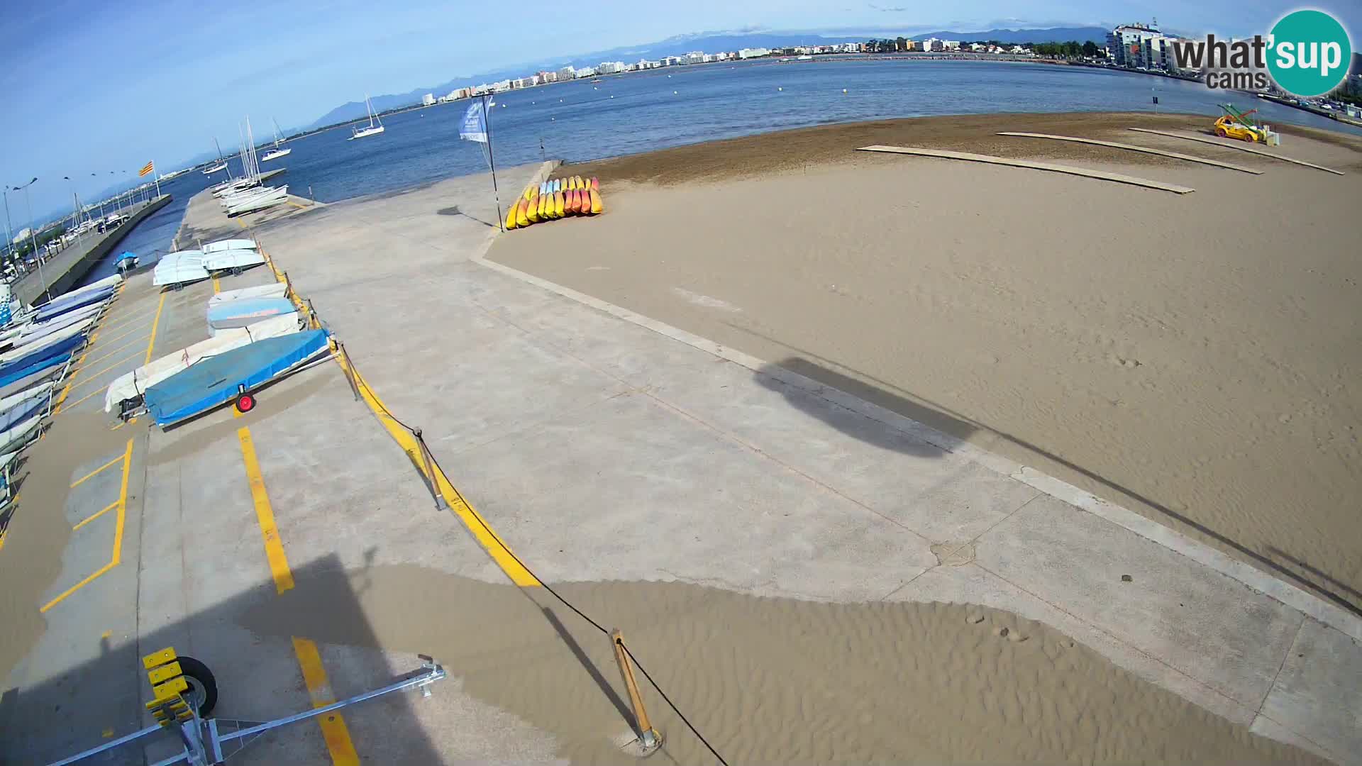 Roses webcam Port – Costa Brava – plage La Perola